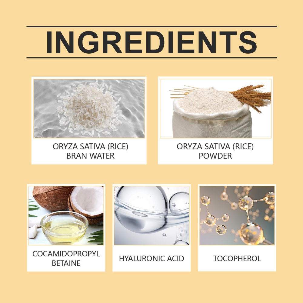 Rice Cleanser ntle Cleansing Hydrating Refreshing Oil Control