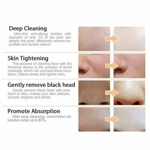 Electric Face Cleaning Face Brush Massage 360° Face Scrub HM-7532