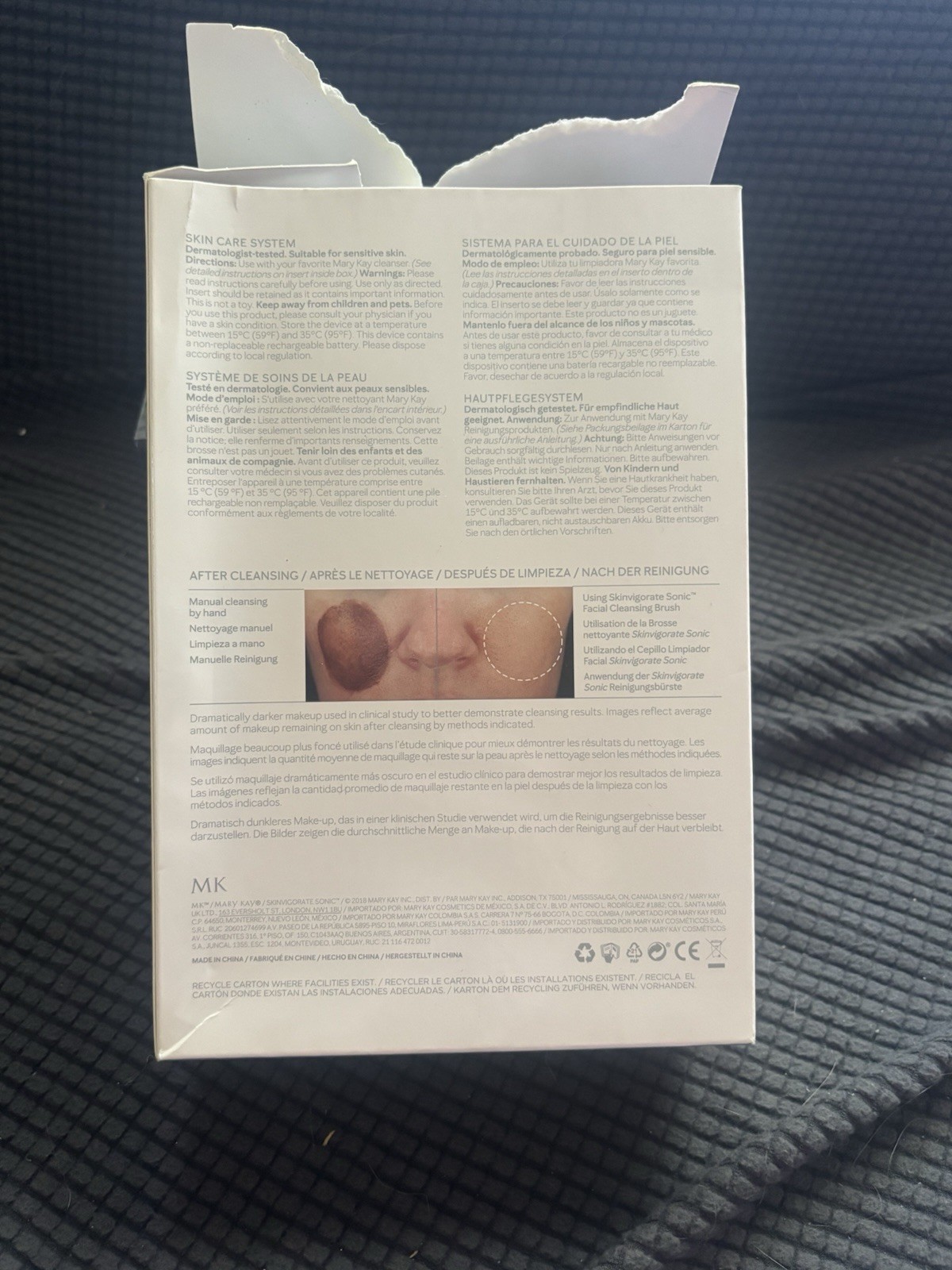Mary Kay Skinvigorate Sonic Skin Care System Face Cleansing Brush – Damaged Box