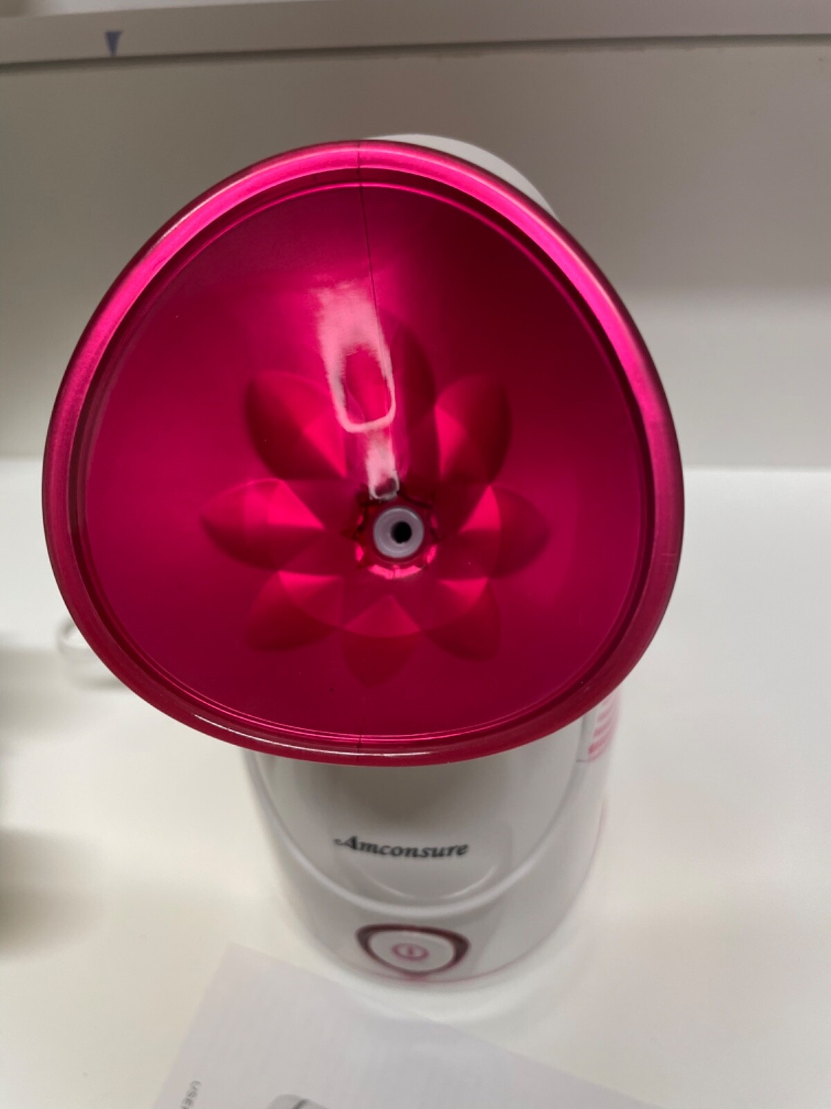 Amconsure Facial Steamer Nano Ionic Facial Steamer Warm Mist Moisturizing USED