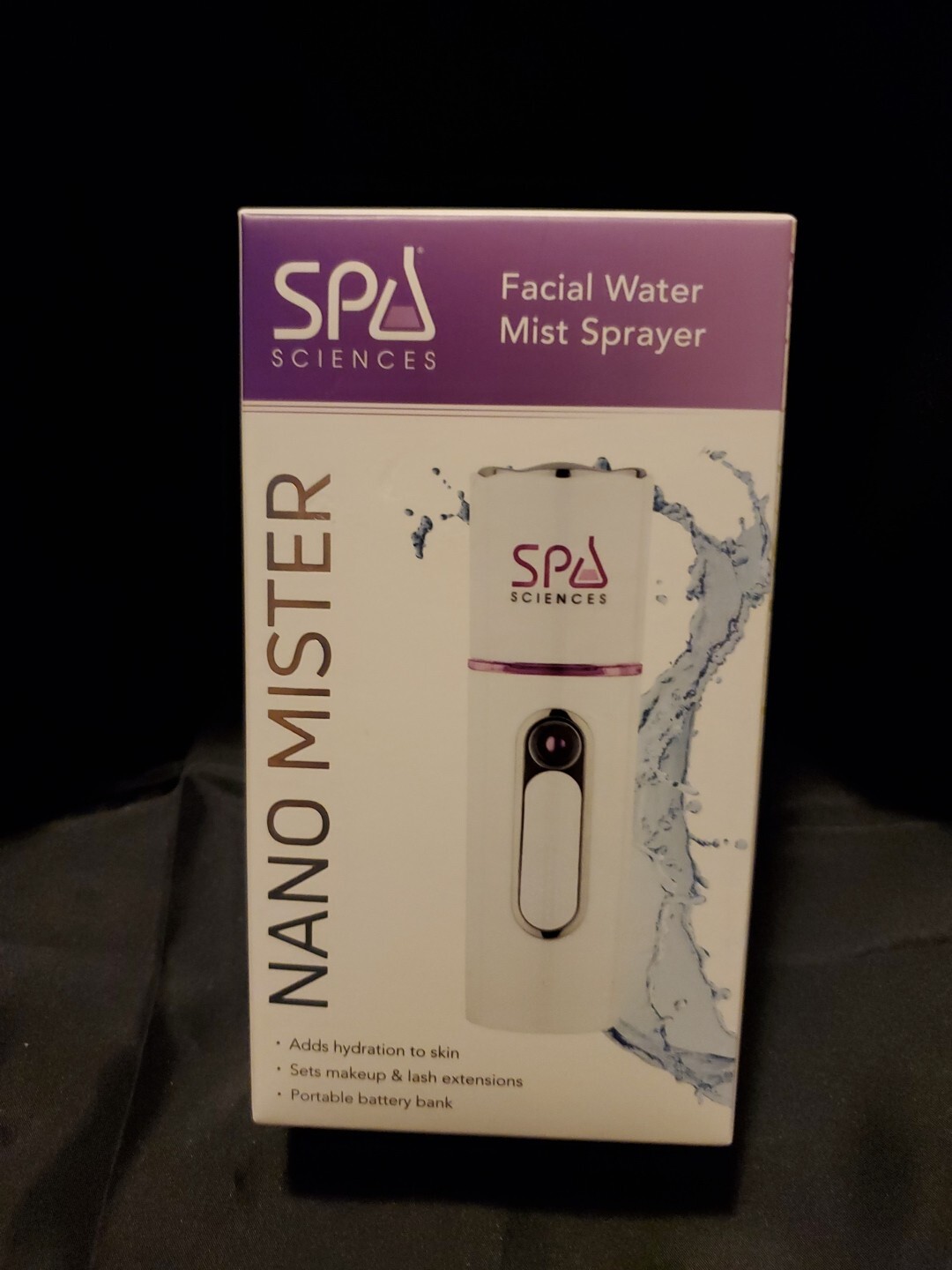 NEW Sealed Spa Sciences Nano Mister Facial Mist Sprayer