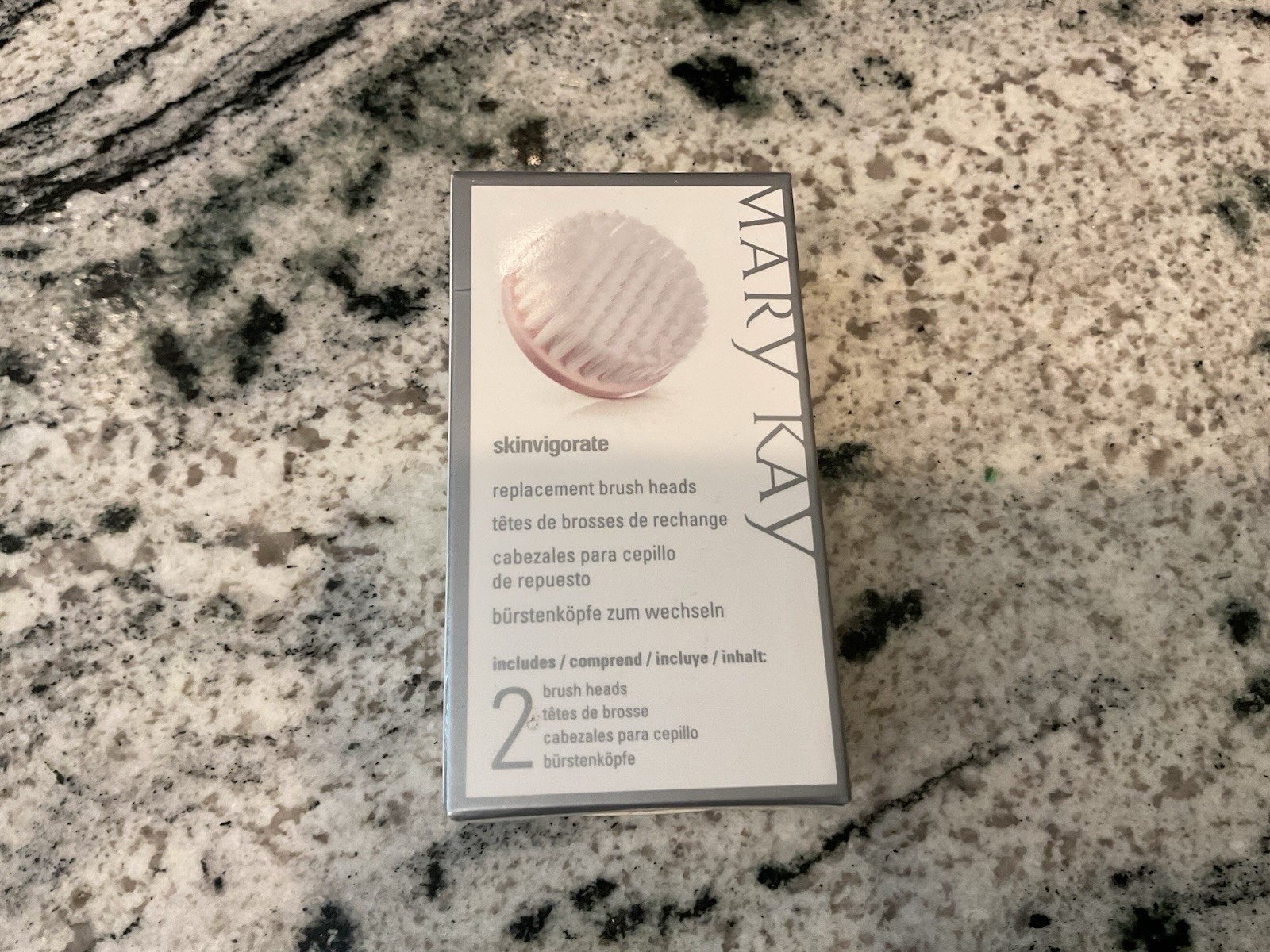 Mary Kay Skinvigorate Replacement Brush Heads for Facial Cleansing Brush 2 Pack