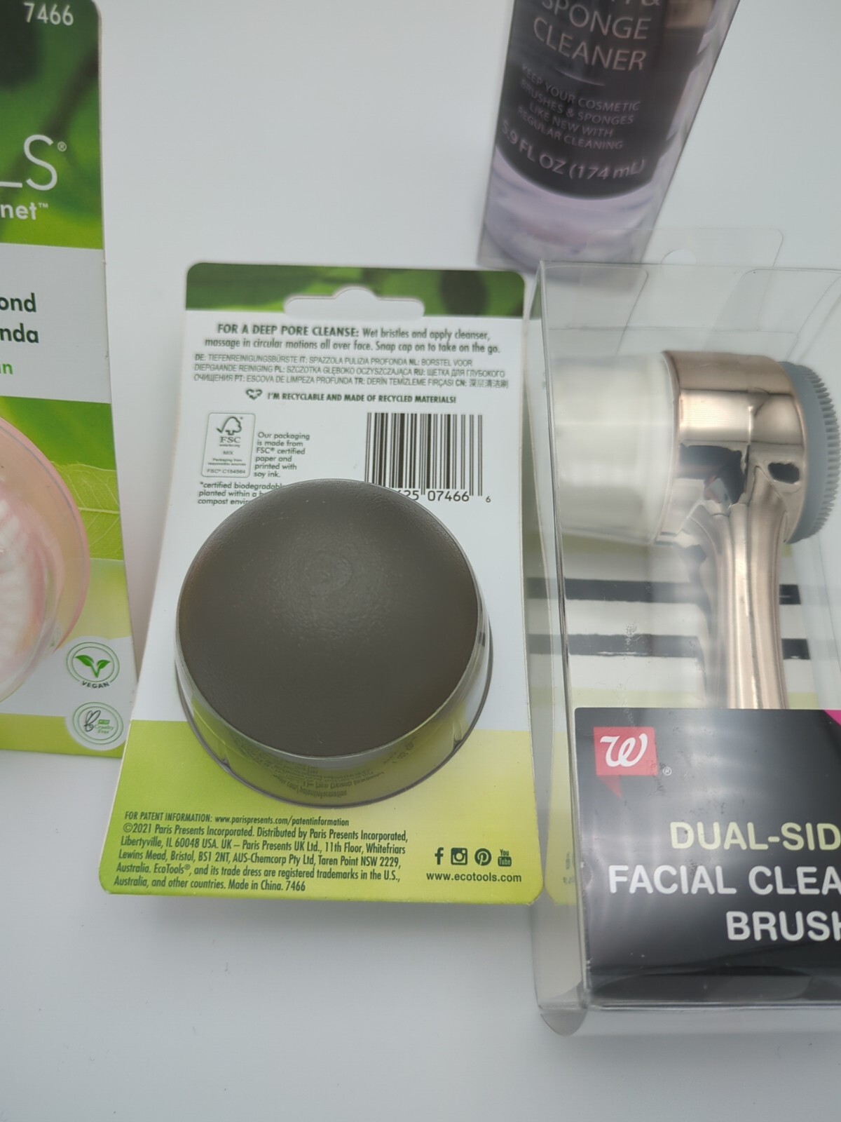 Brush Bundle 2 Ecotools Deep Cleansing & 1 Walgreens + bonus Brush Cleaner
