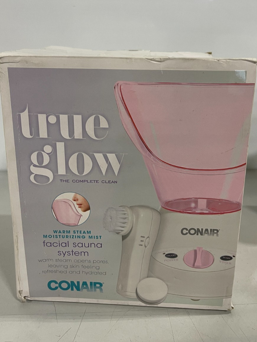 Conair MDF3R True Glow Warm Steam Facial Sauna System With Brush