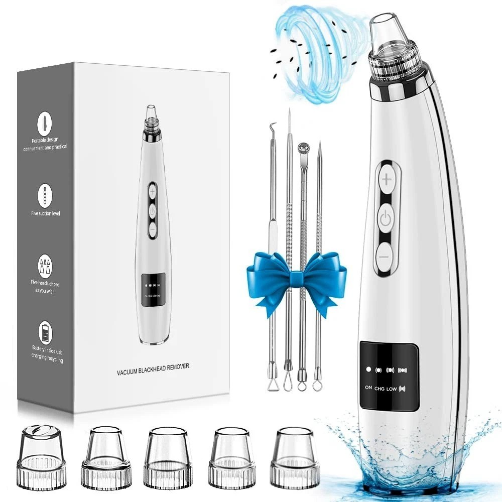 Blackhead Remover Pore Vacuum Upgraded Facial Pore Cleaner Electric Comedone …