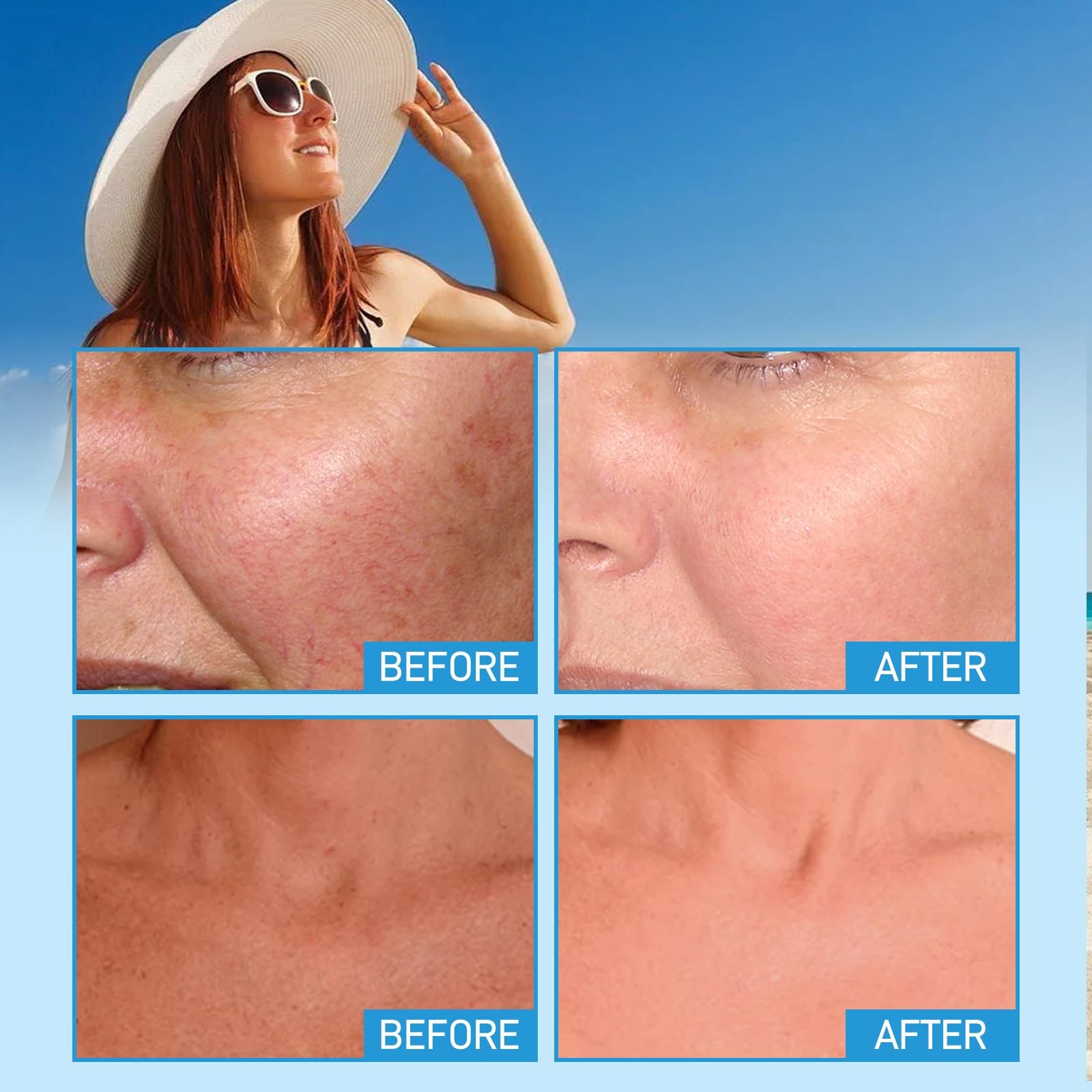YFKEJI Tinted Sunscreen For Face,Against UVA 1.7 Fl Oz (Pack of 1),