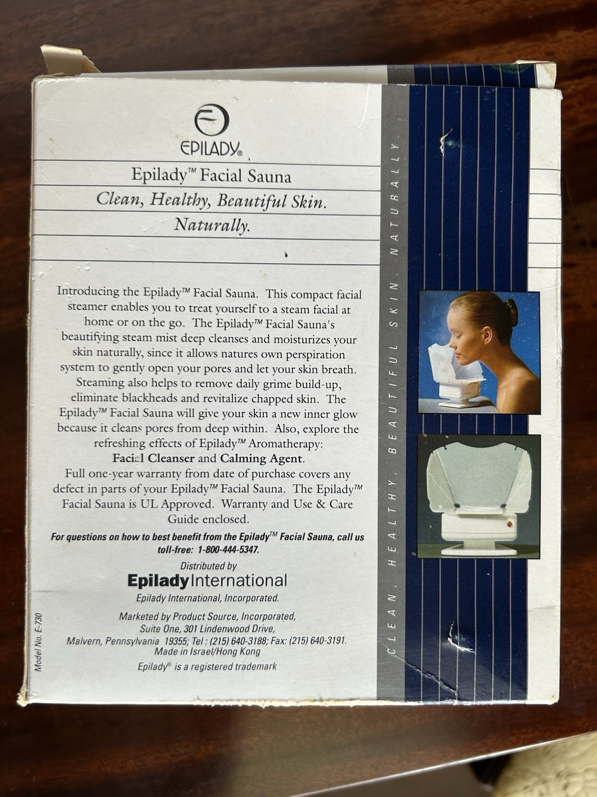 Epilady Facial Sauna Model E-730 Portable – New Old Stock