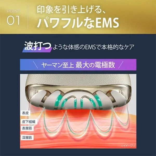 YA-MAN Liftrosy Pro Facial Beauty Device EMS Lift Care RF Made in Japan New F/S