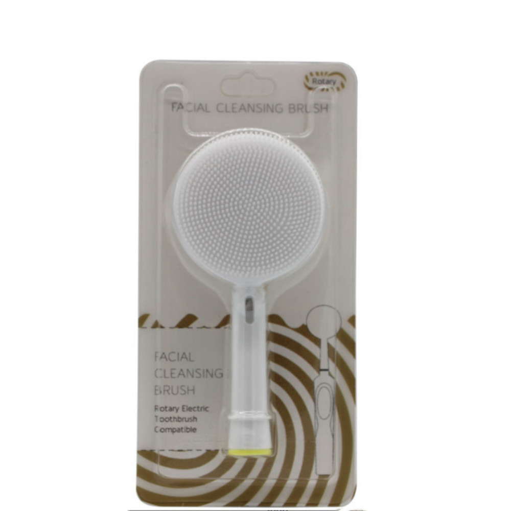 Facial Cleansing Brush Head Compatible for Braun Oral B Electric Toothbrush Base