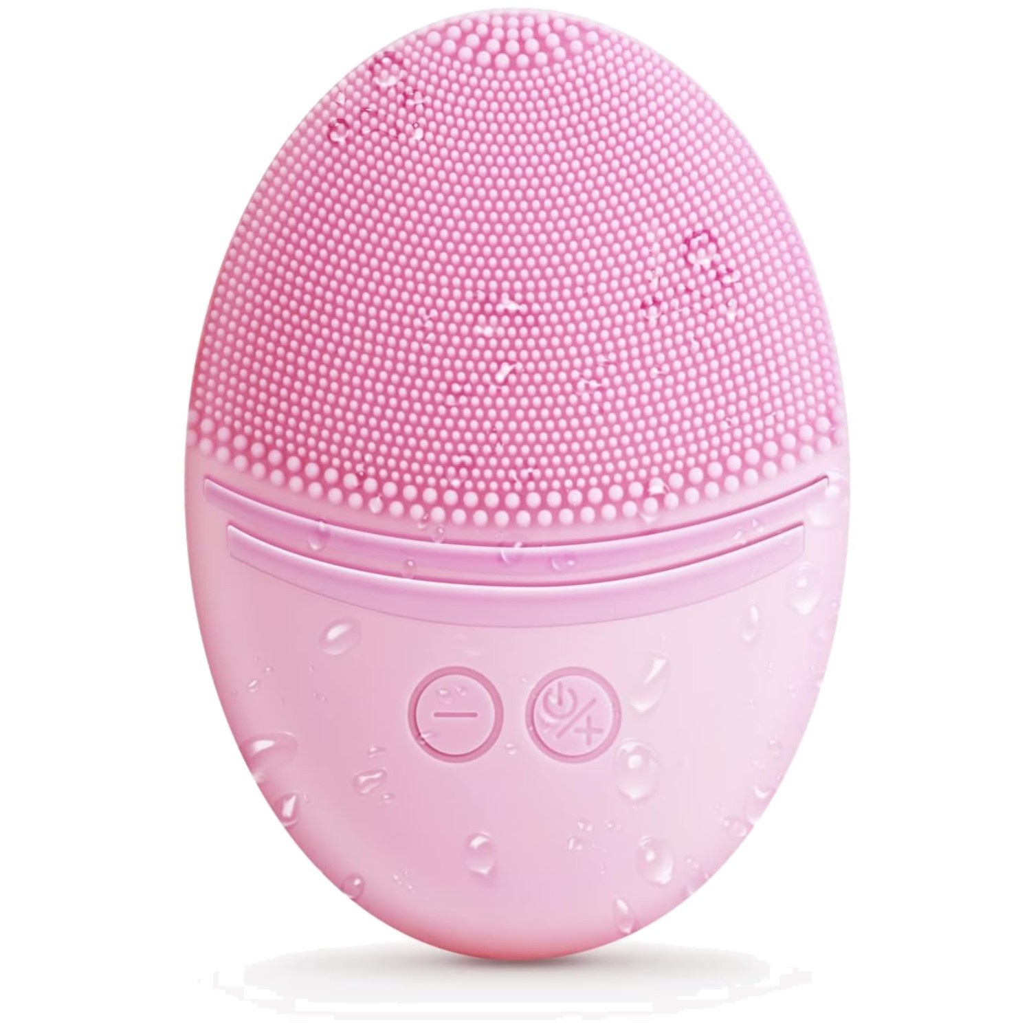 Pink Facial Cleansing Brush – Waterproof, Gentle Massage