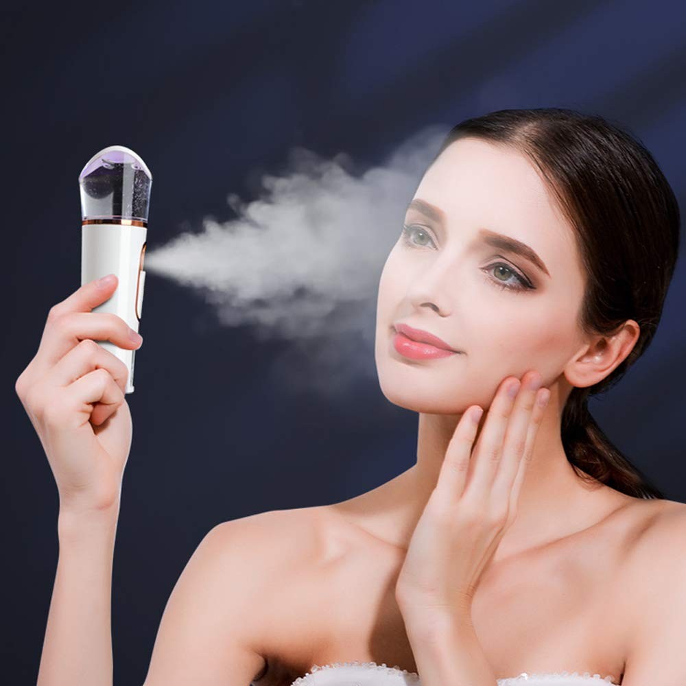 Handy Nano Mist Sprayer with Skin Analyzer Moisture Tester, Portable Atomizat…