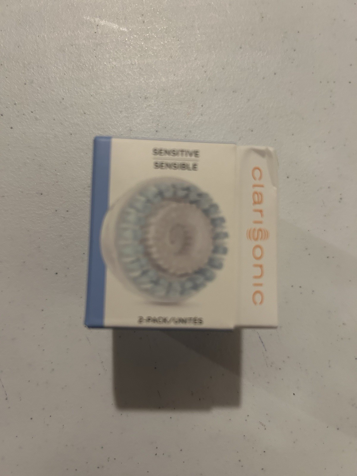 New 2 Pack Clarisonic Sensitive Skin Facial Cleansing Brush, Head Attachment