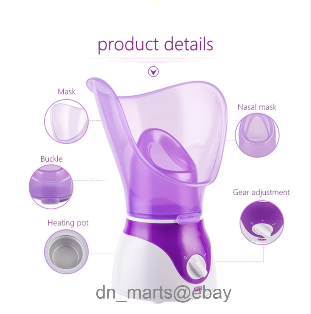 STEAMER FACIAL FACE SKIN SPA SPRAYER DAILY STEAM ACNE PORES REMOVER HEALTHY LIFE