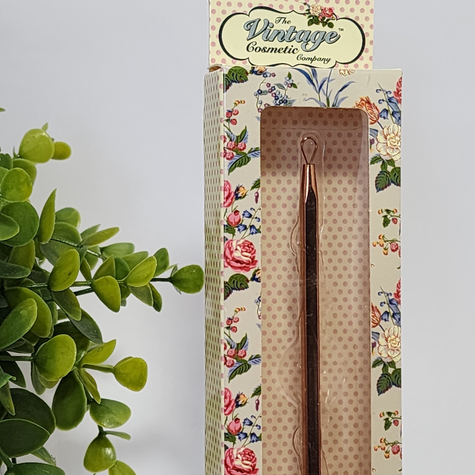 The Vintage Cosmetic Company Blemish Wand Blackheads Whiteheads Extractor Rose