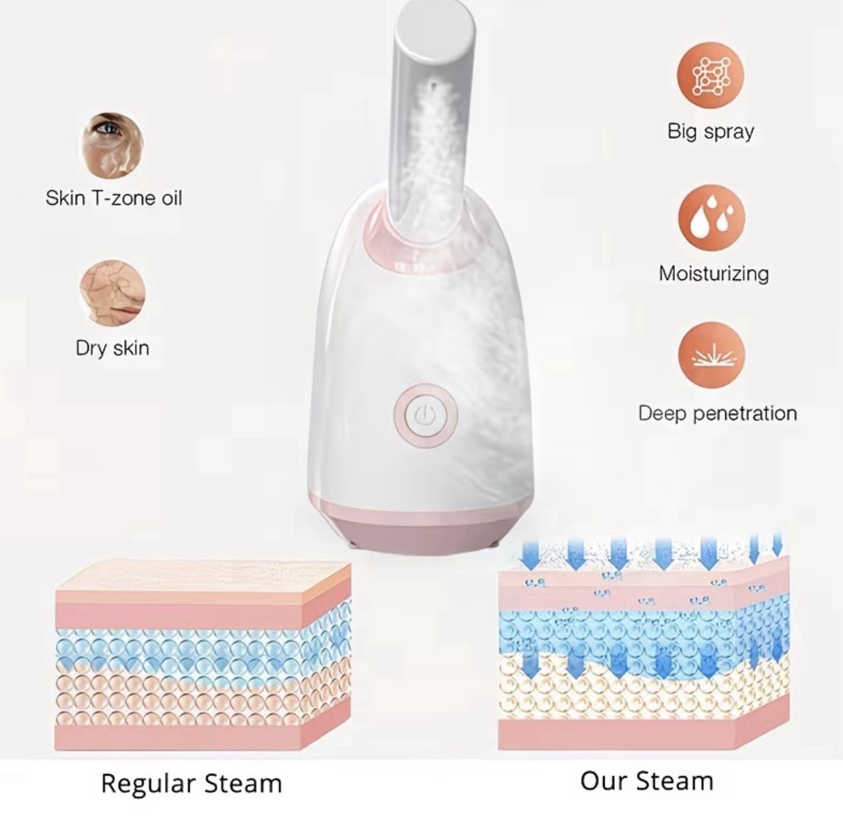Nano Ionic Facial Steamer