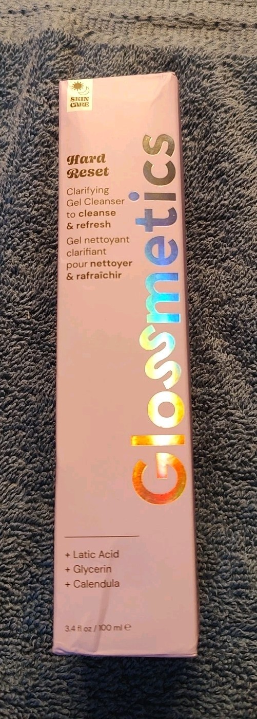 NEW BOXES GLOSSMETICS HARD RESET CLARIFYING GEL CLEANSER – 3.4 OZ