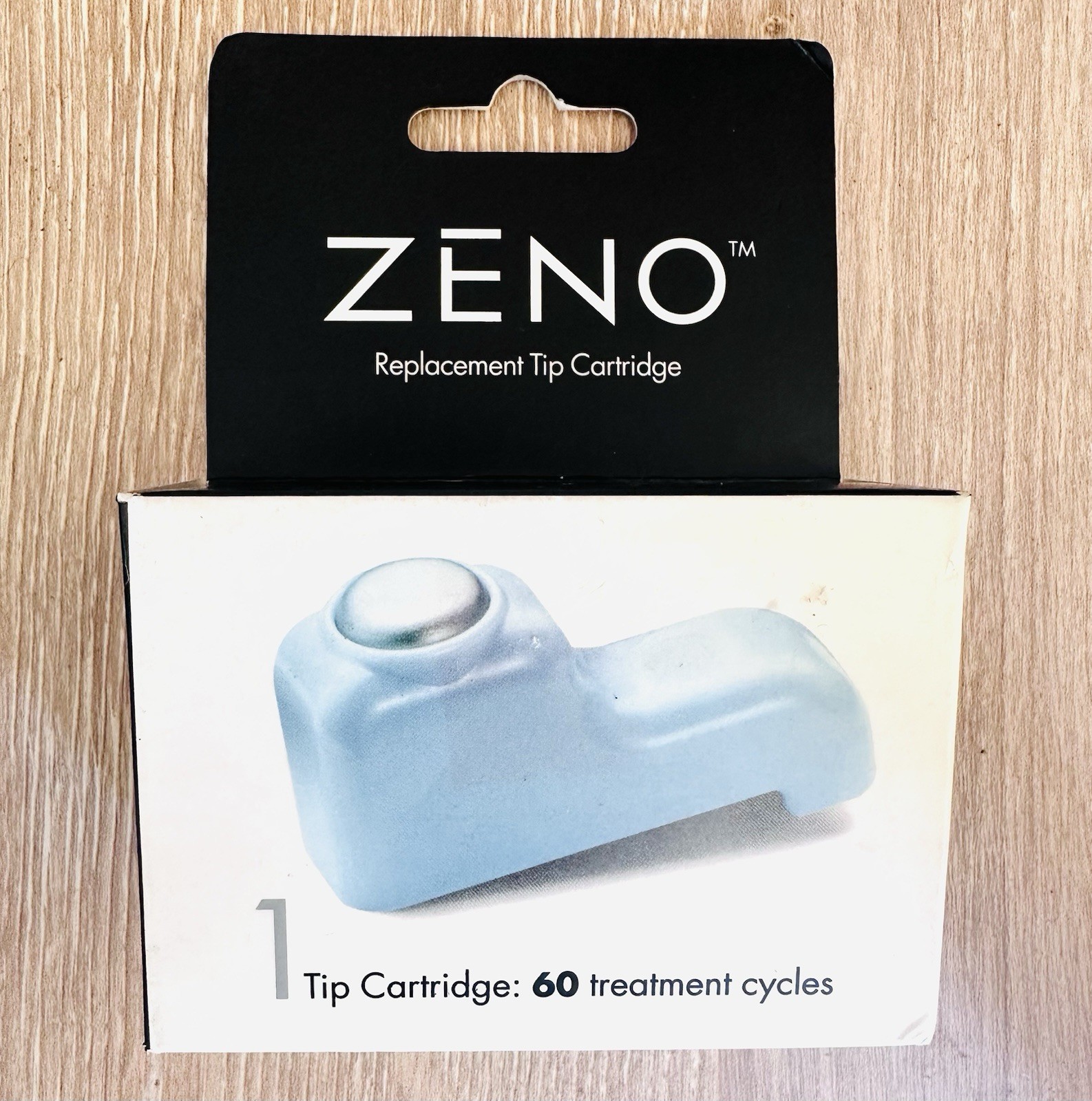 RARE! Zeno Replacement Tip Cartridge 60 Treatment Cycles (1 Tip) New WITH BOX