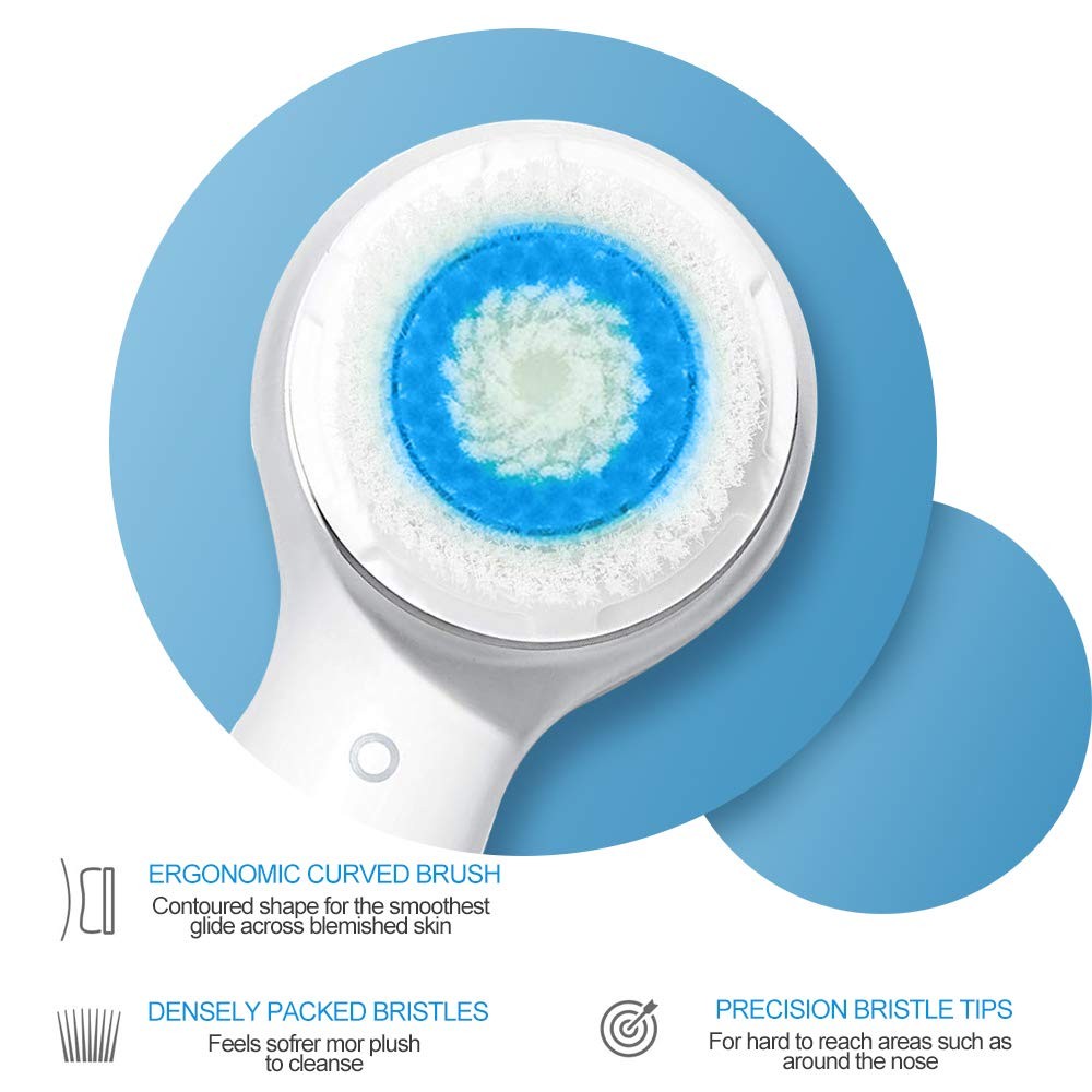 Cleansing Brush Head Replacements with Clarisonic Mia 1, Mia 2, Mia Fit, Alph…