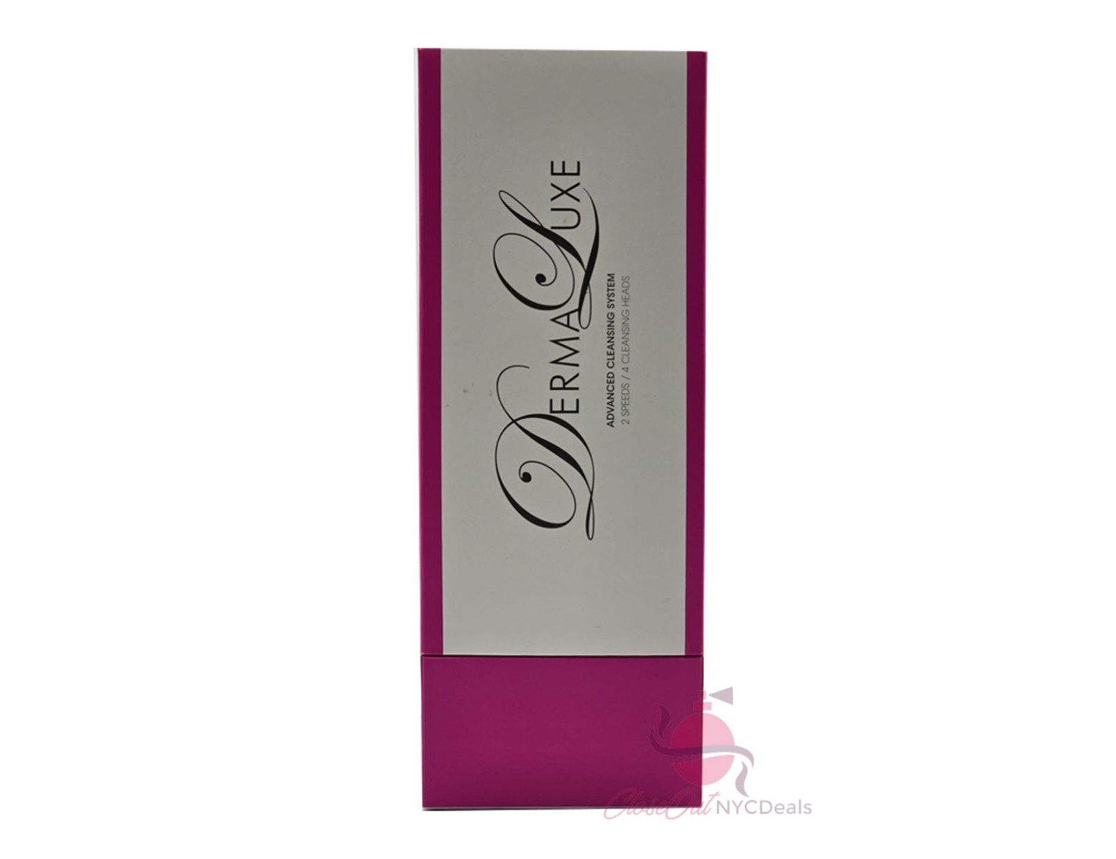 DermaLuxe Advanced Cleansing System 2 Speed 4 Cleansing Heads – Pink
