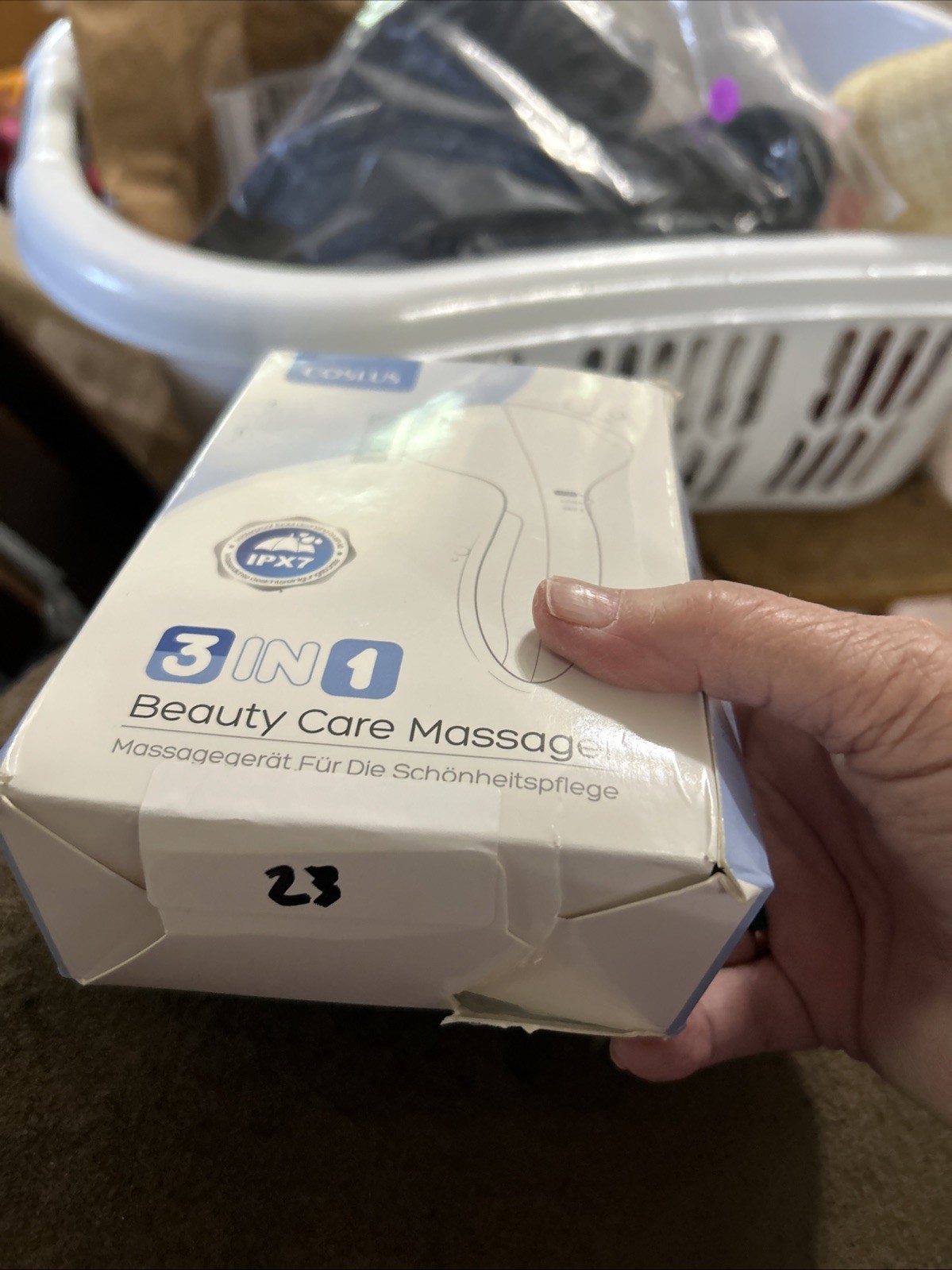 COSLUS 3 IN 1 FACIAL NEW IN THE BOX CLEANSING BRUSH IPX7 WATERPROOF