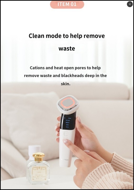 K-Beauty Shepher Galvanic Face Massager Boosts Skincare Absorption & Firmness