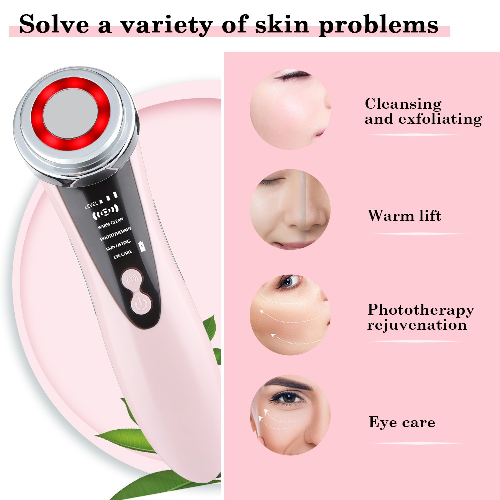 5In1 Electric Face Massager Anti-Aging Skin Tightening Facial Lifting Skin Care