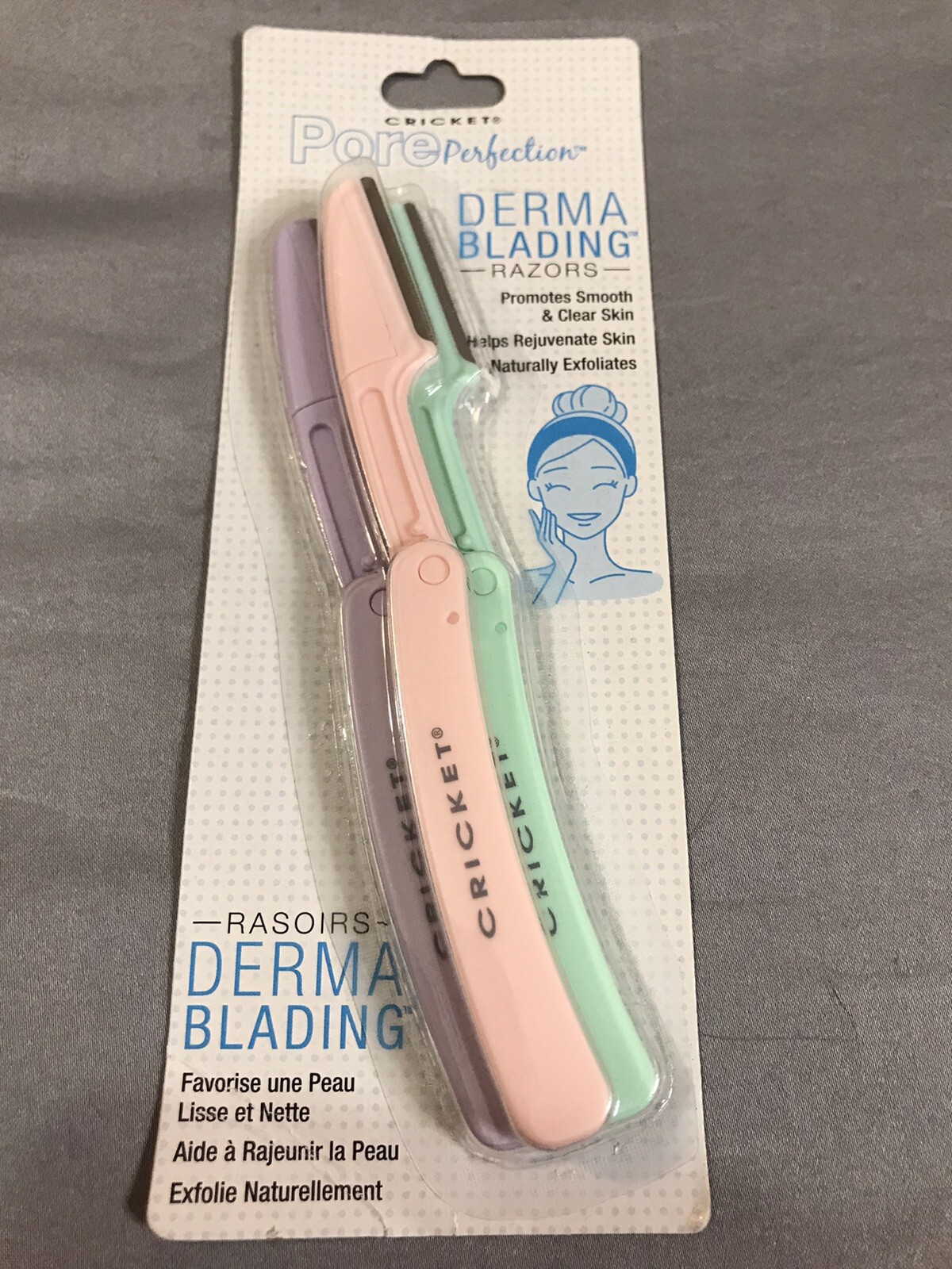 Cricket Derma Blading Razors Pore Perfection 3 Count