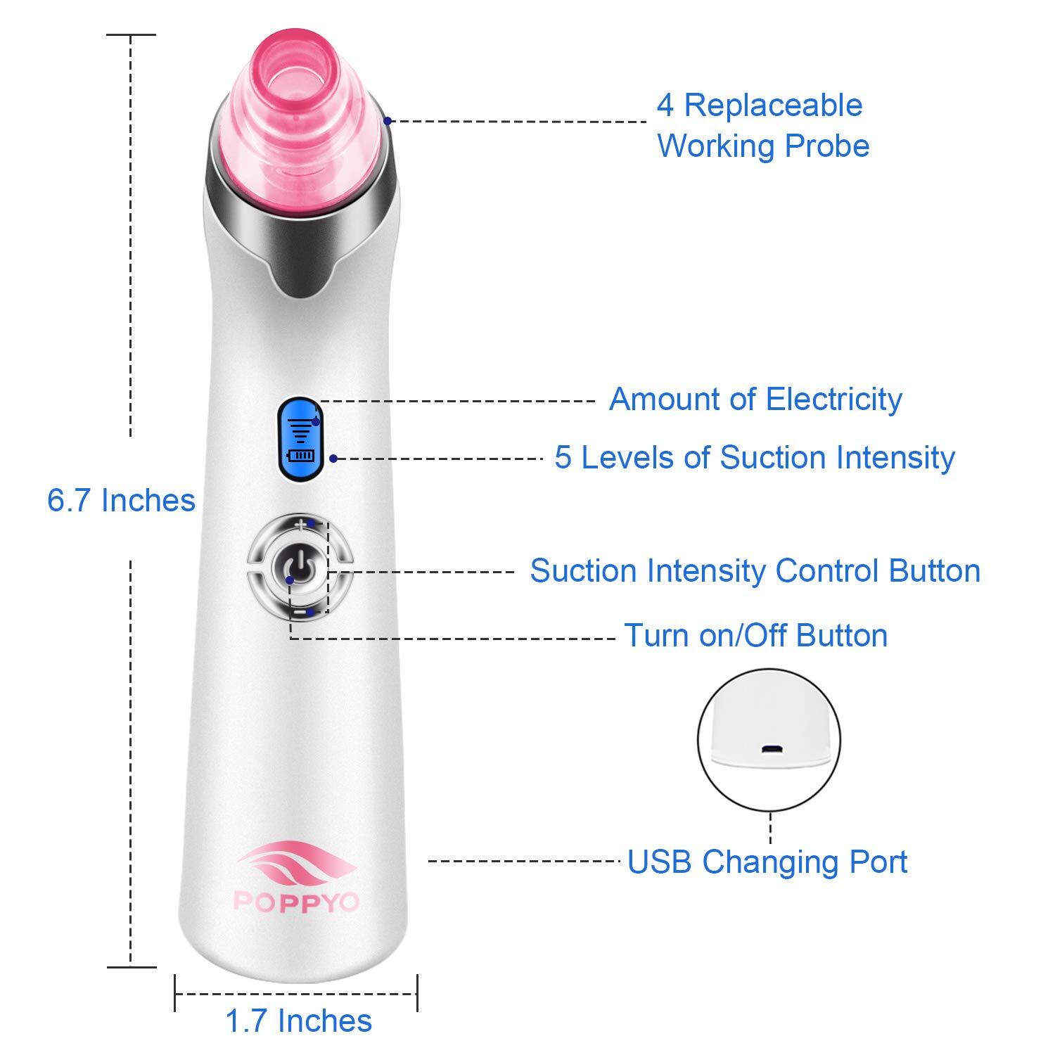 Blackhead Remover Pore Vacuum Electric Blackhead Vacuum Cleaner Blackhead (C1)