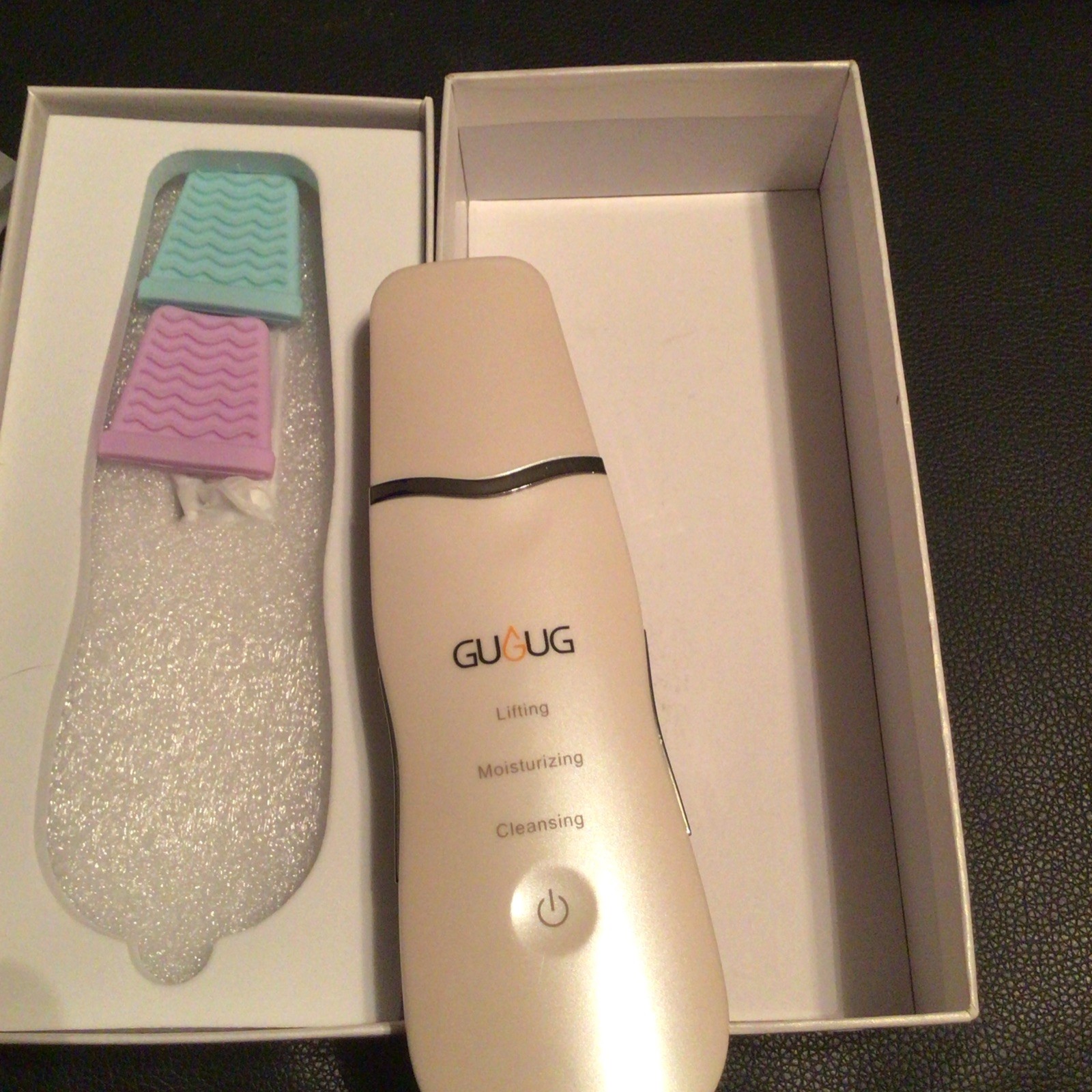 GUGUG Skin Scrubber Face/Skin Spatula Pore Cleaner Blackhead Remover Tool
