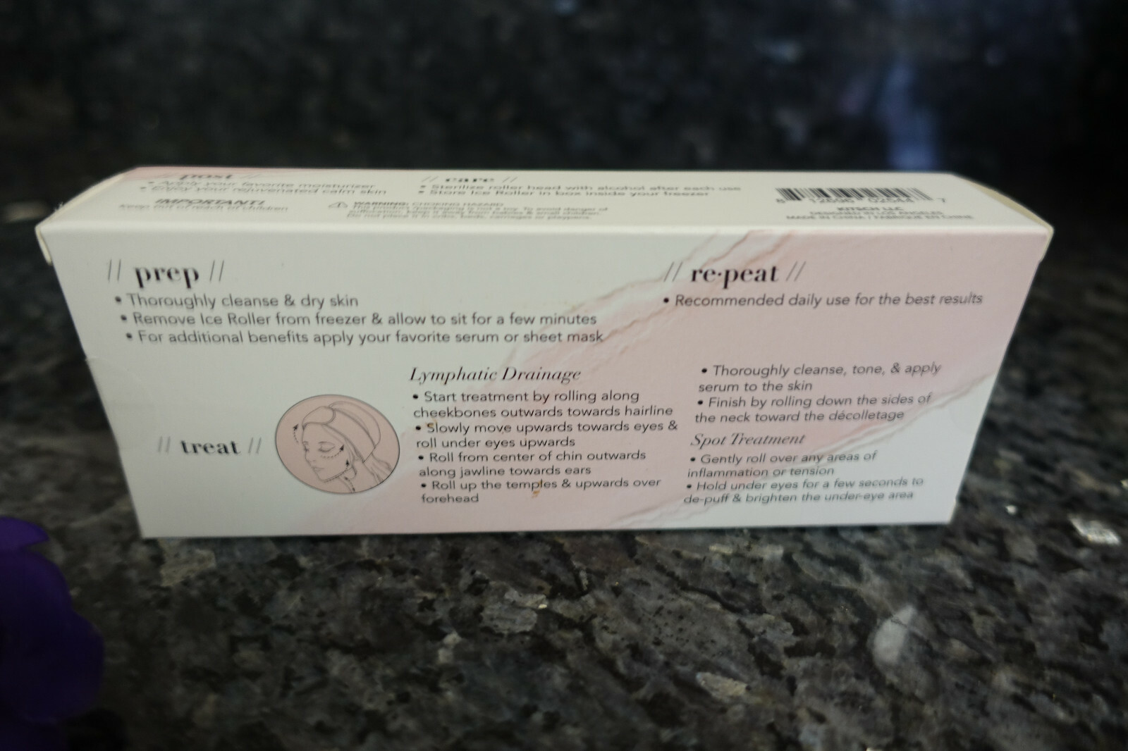 kitsch ice roller surgical stainless steel roller new in box