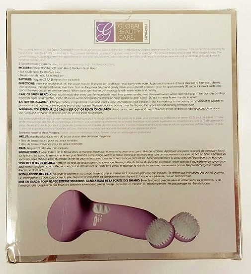 LOT of 1x 2x Global Beauty Care Facial Power Brush Skin Cleansing Makeup Skin