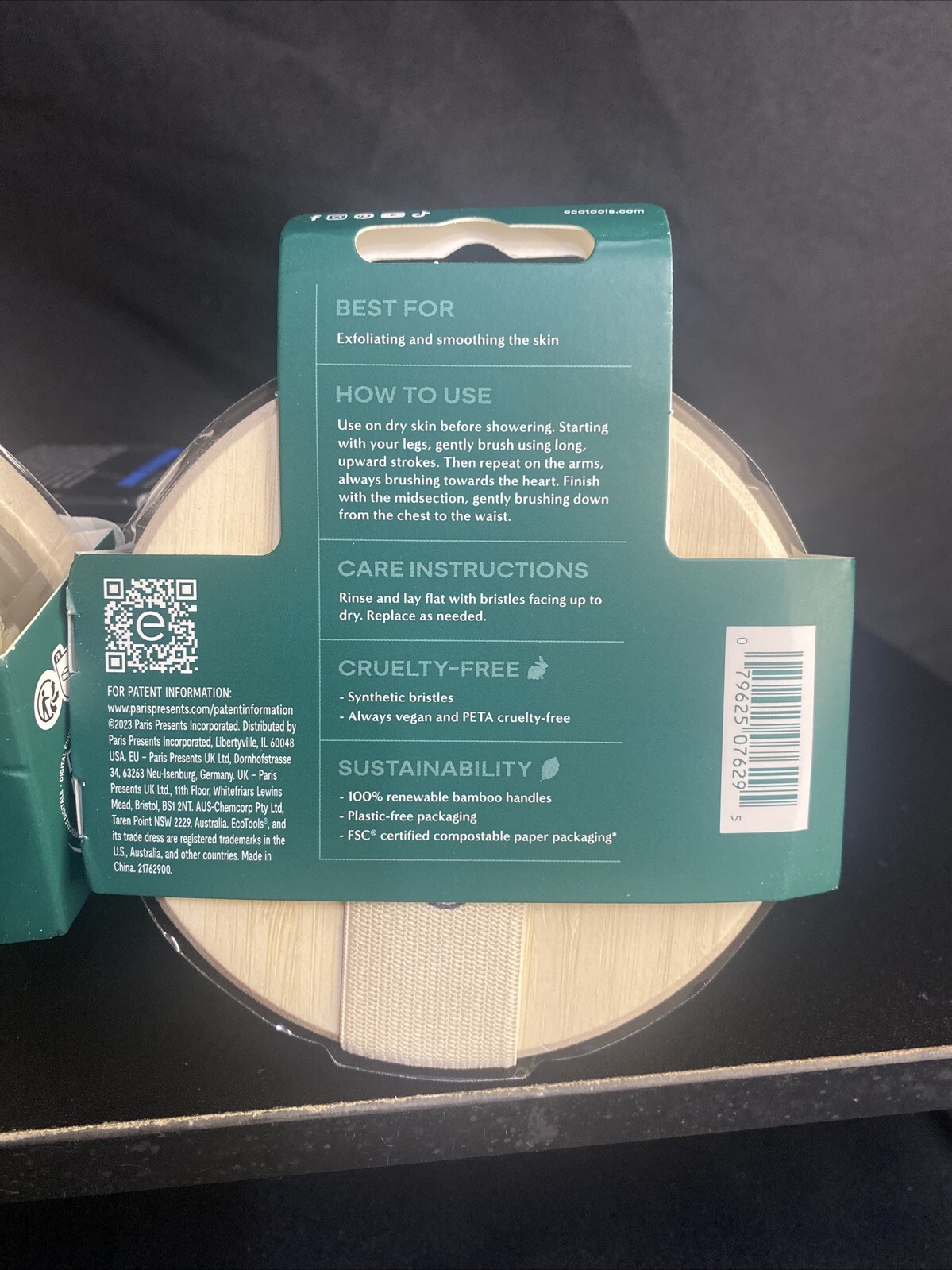 3 – Eco Tools Dry Body Brush Cruelty Free Bristles – Brand New ( Lot Of 3 )