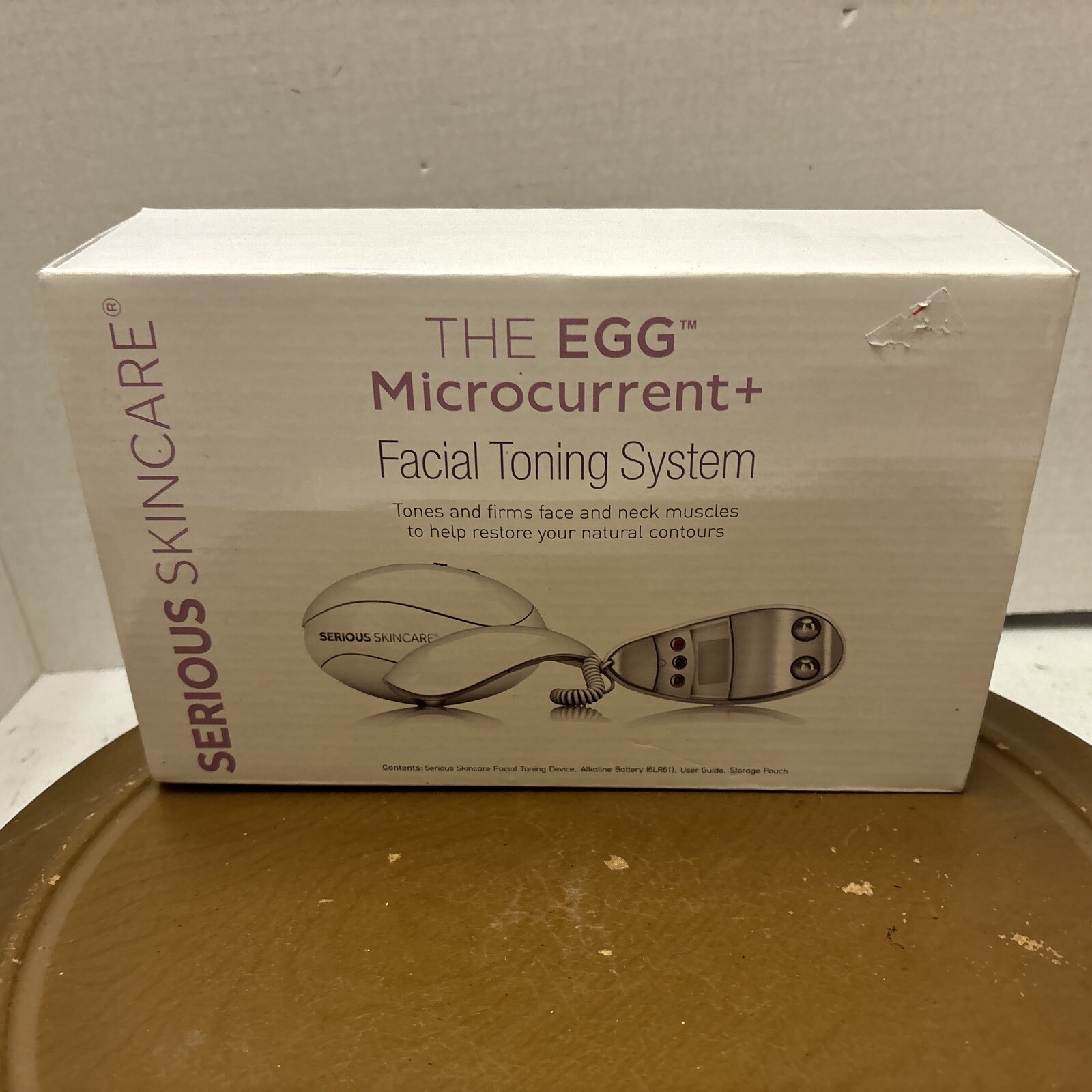 Serious Skincare The EGG Microcurrent+ Facial Toning System Aqua New Sealed $130