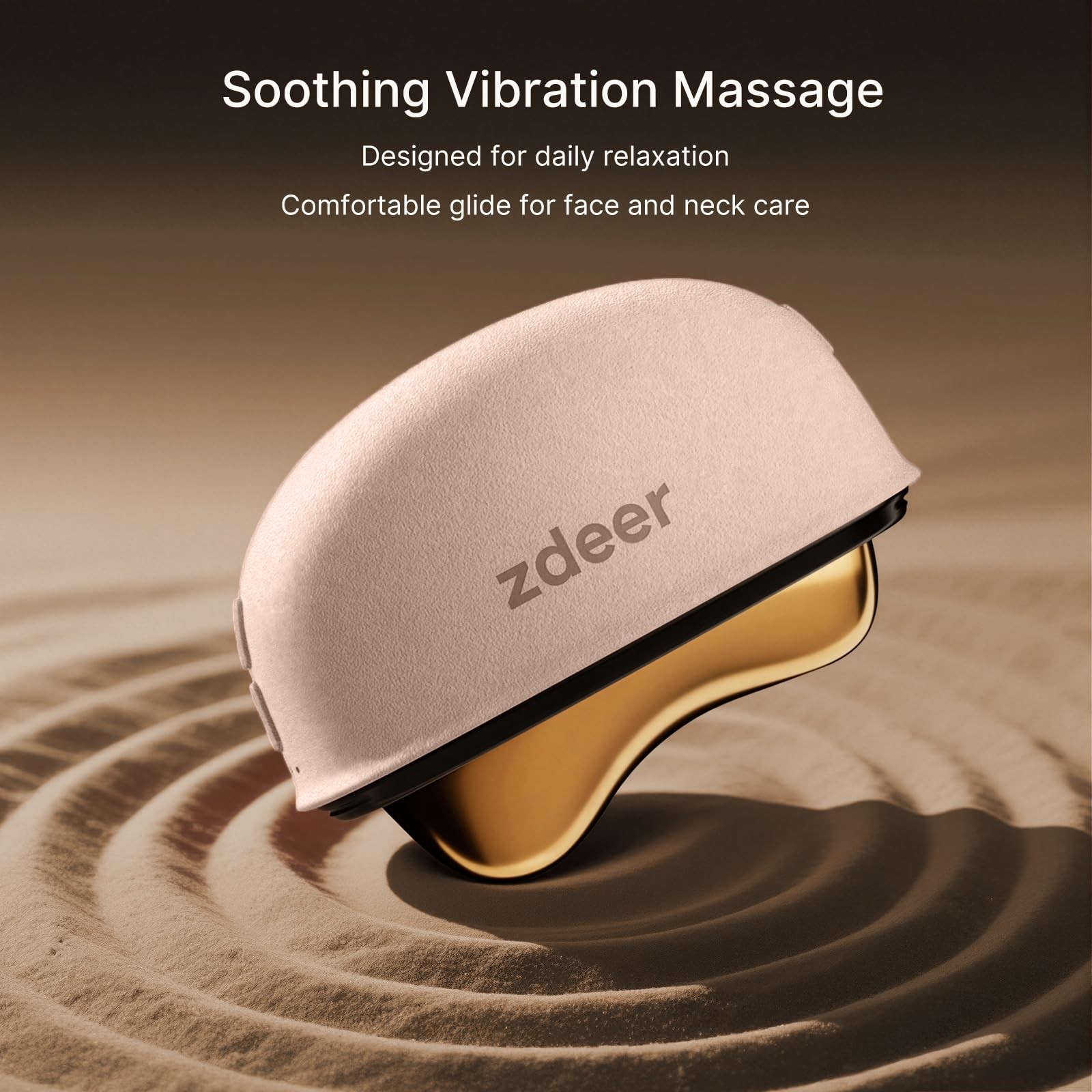 ZDEER LED Red Light Therapy for Face & Neck Massager Facial 1 Device, Pink