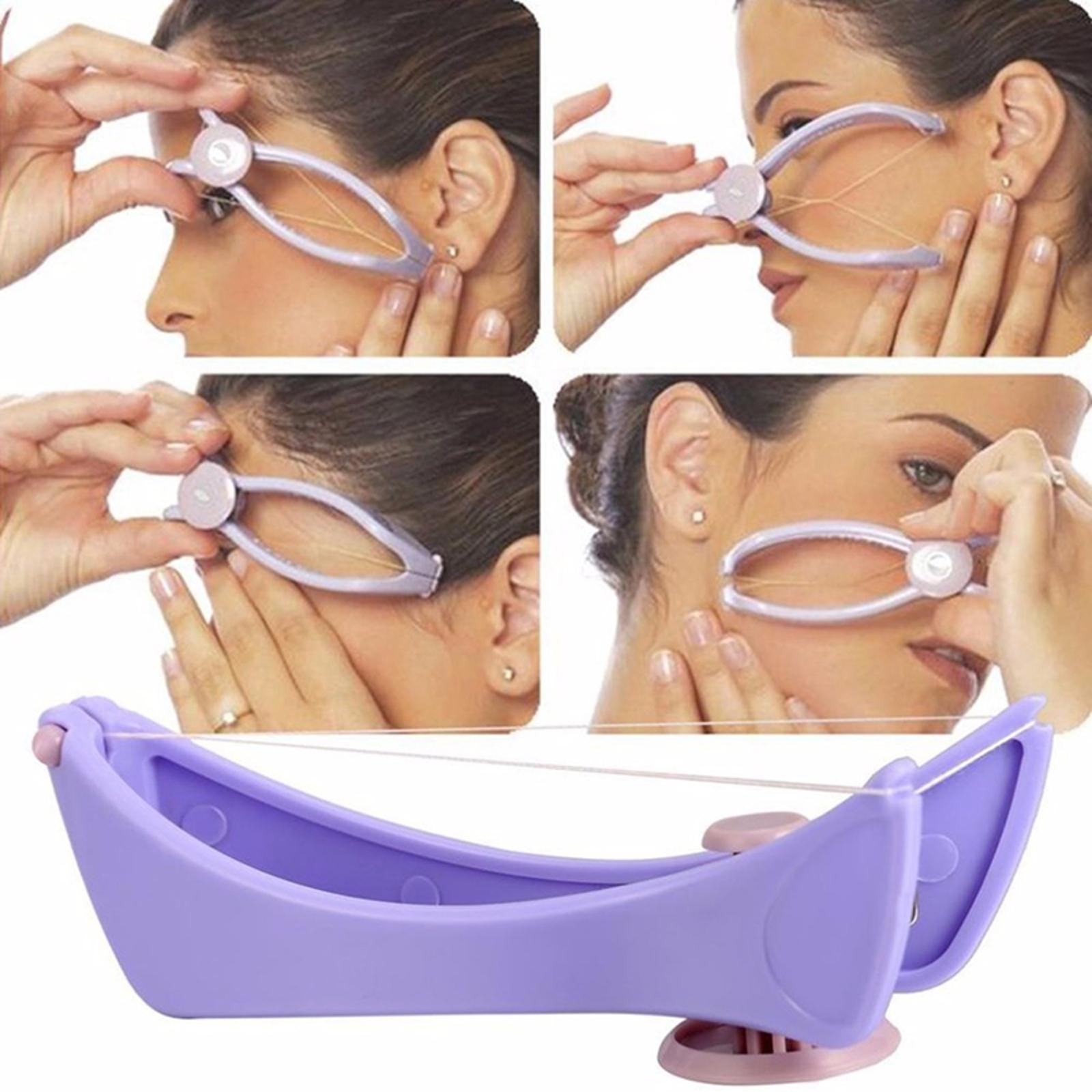Mini Facial Hair Remover Threading Face For Cheeks Eyebrow Makeup Beauty Tool L