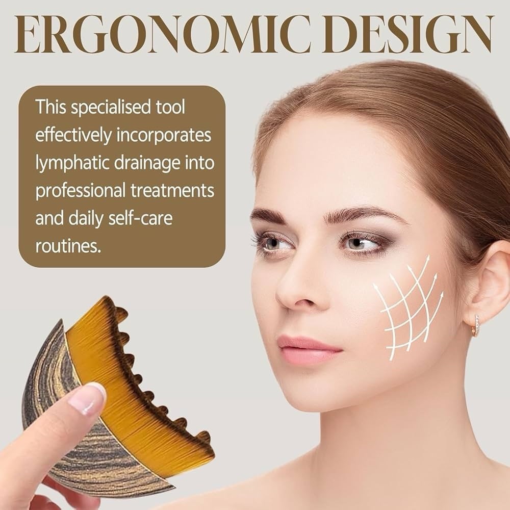 NWOT Lymphatic Contour Face Brush Jawline Sculpting Drainage Massager