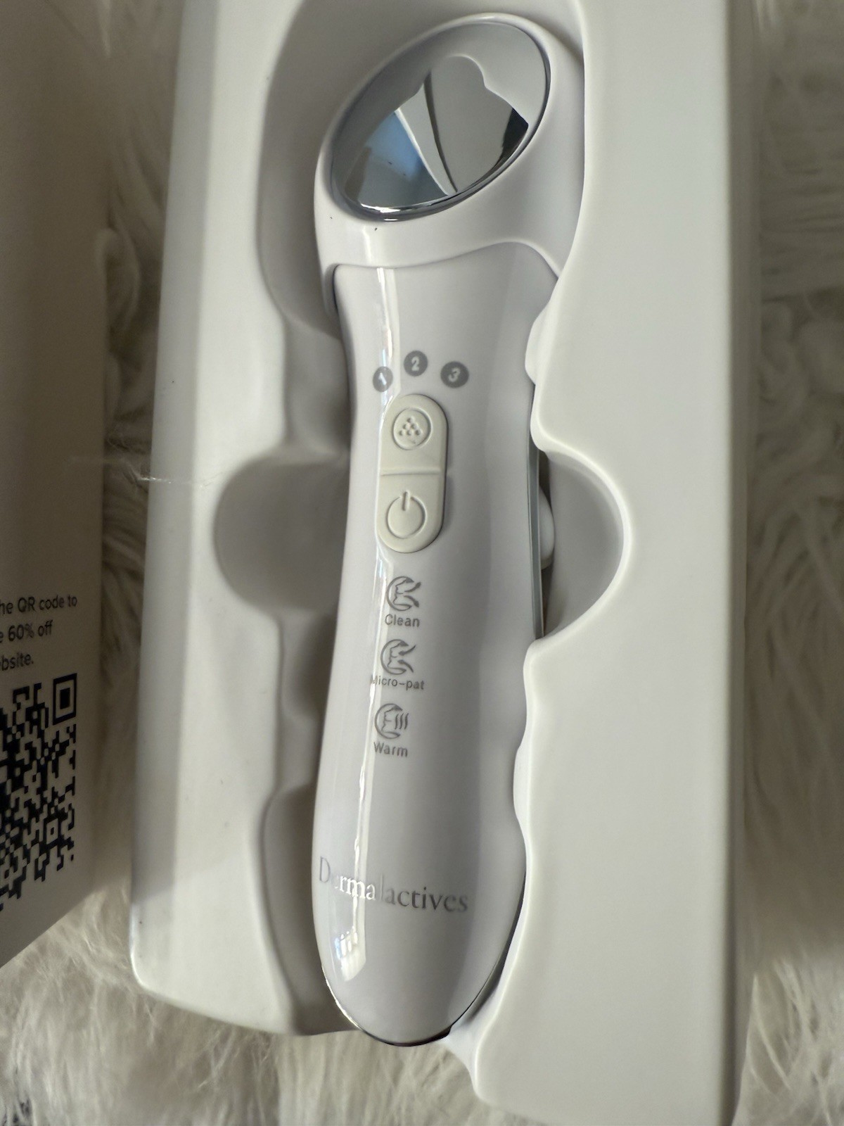 Dermalactives Microcurrent Facial Toning Device Elastin & Collagen Rejuvenation