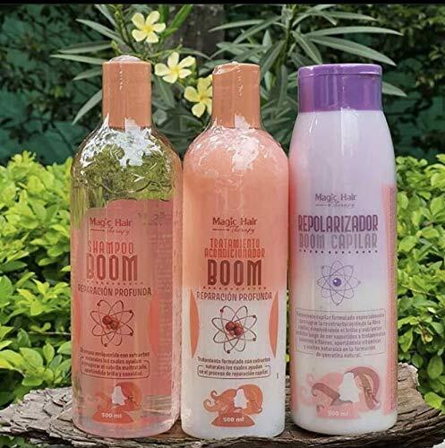 Magic Hair Therapy Shampoo BOOM, Acondiciondor BOOM y Repolarizador BOOM Capilar