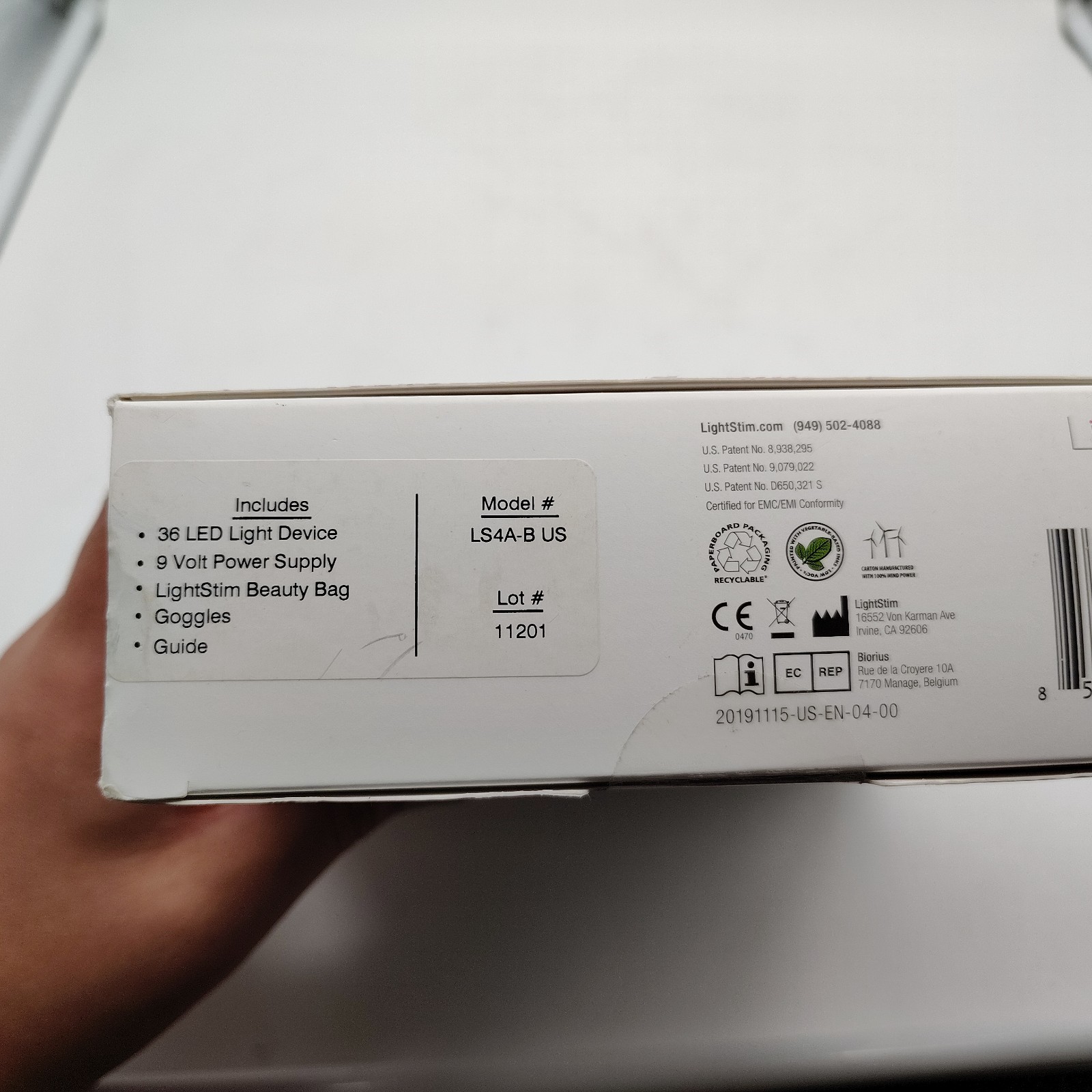 New Factory Sealed LightStim for Acne LED Light Therapy Device