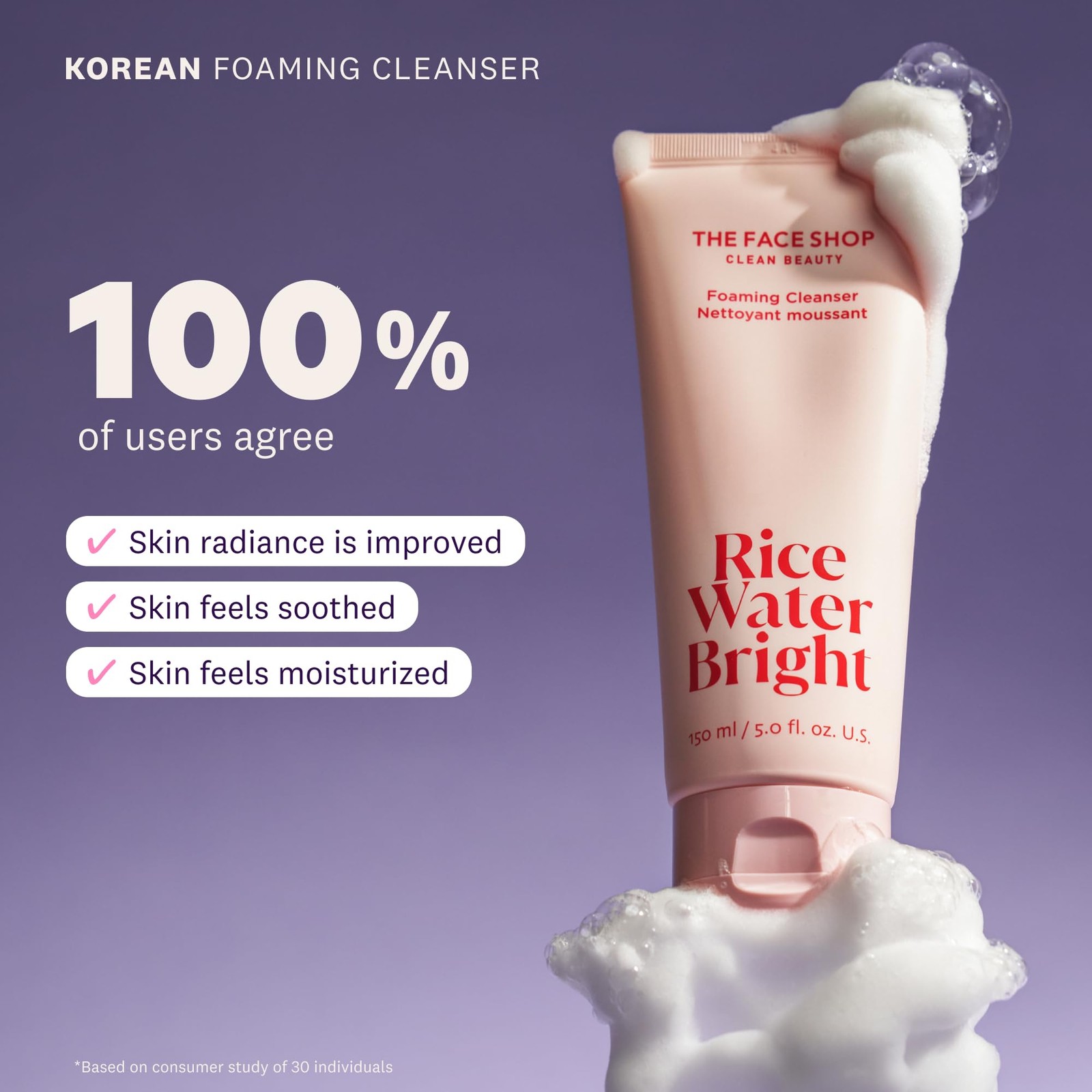 THE FACE SHOP Rice Water 10.1 Fl Oz (Pack of 1), 1)