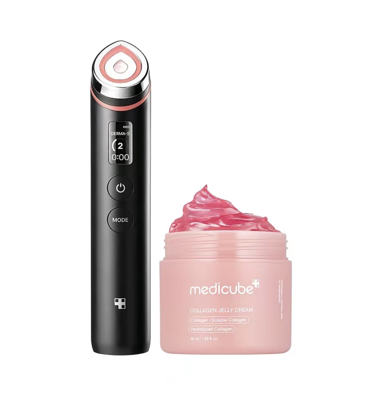 BRAND NEW SEALED Medicube set AGE-R BOOSTER PRO Black + Collagen Jelly Cream