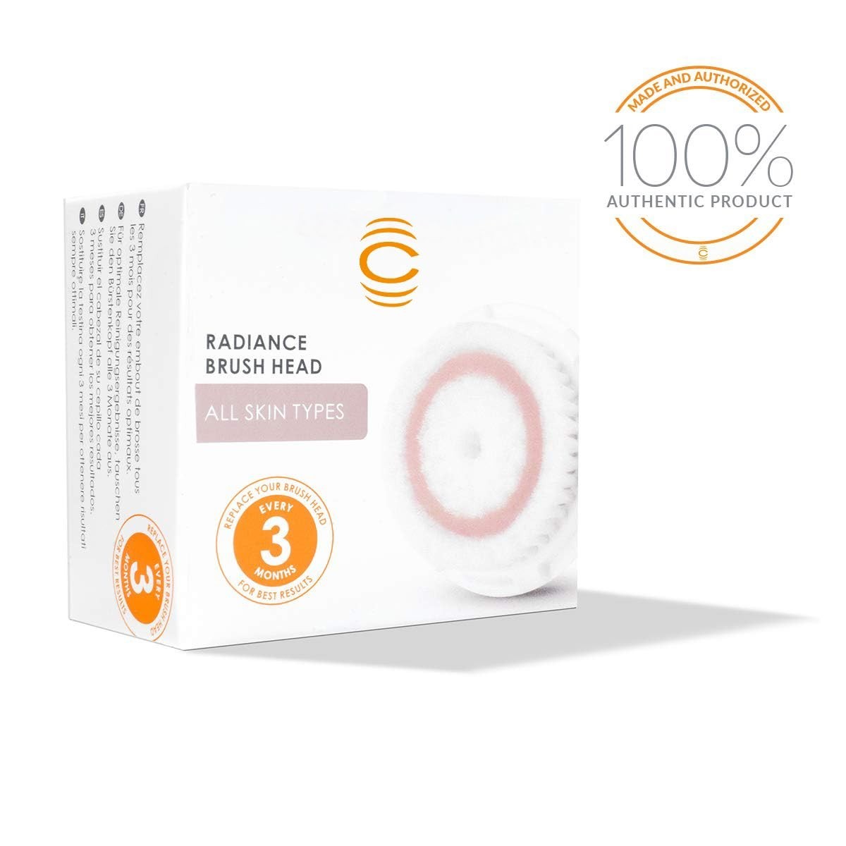 Radiance Facial Cleansing Brush Head Replacement – Compatible with Mia 1, 2, Fit