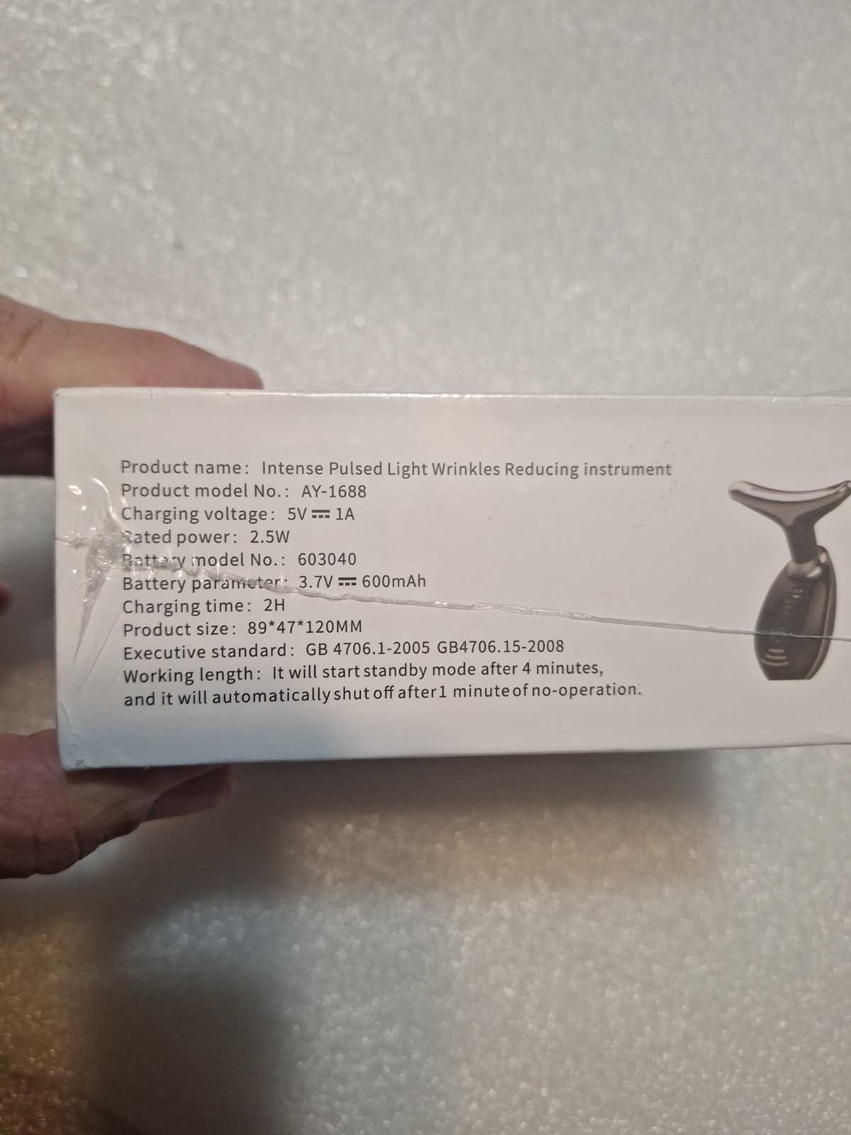 Intense Pulsed Light Wrinkles Reducing Instrument – AY -1688 Sealed