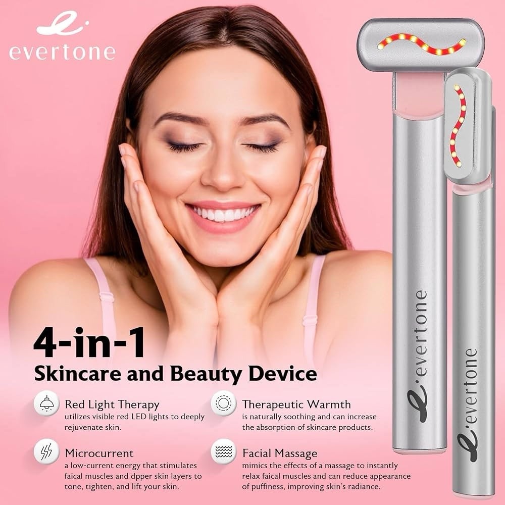 Evertone Infrawave Red Light Therapy Wand NEW Sealed (055)