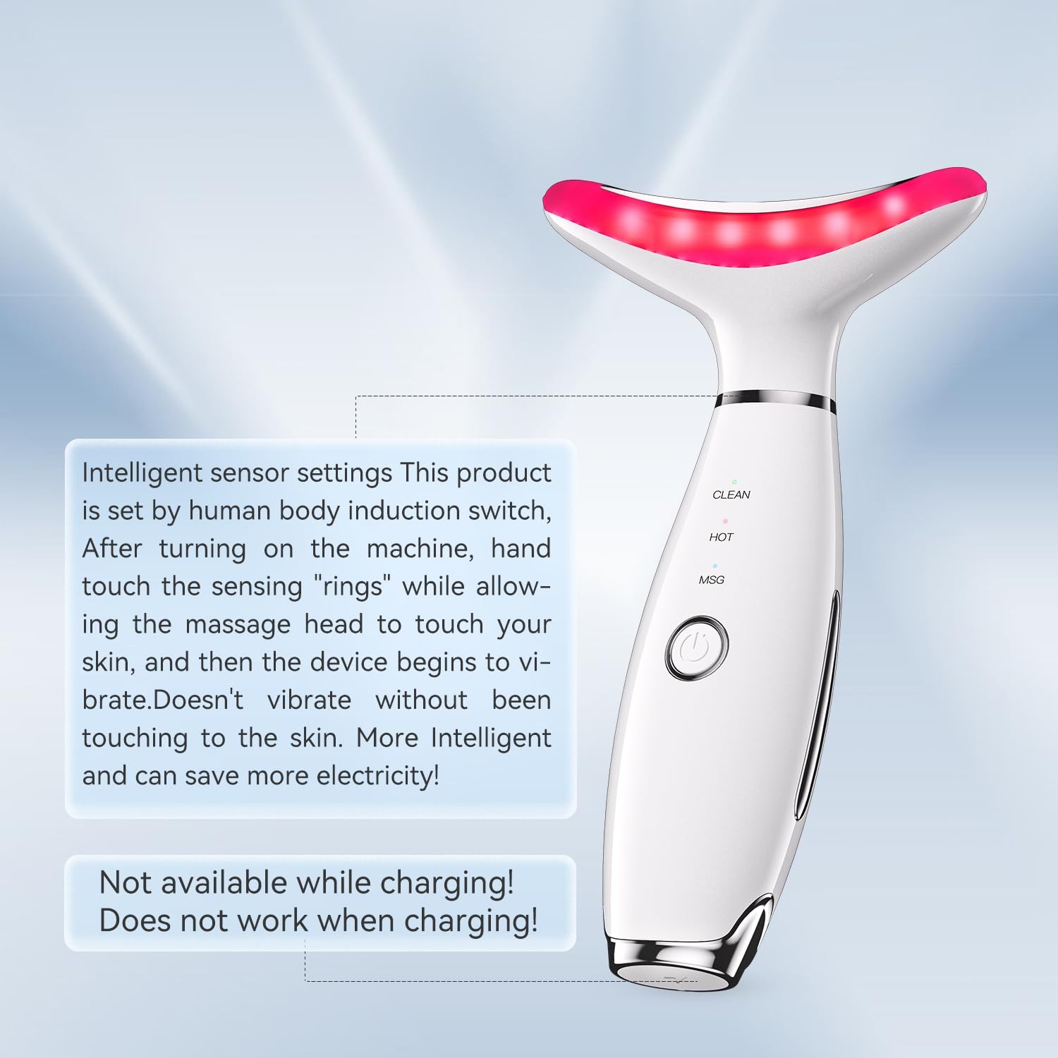 3 in 1 Facial Massager, Electric Neck & Face Beauty Device Portable Skin Care