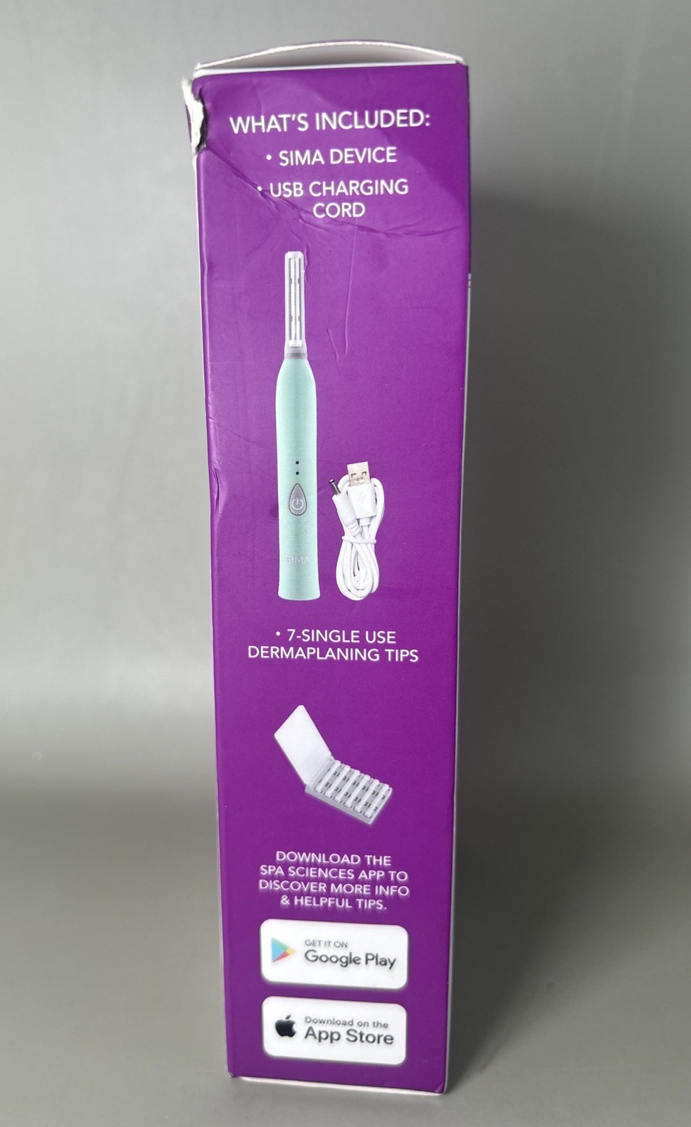 SPA SCIENCES – SIMA Patented Dermaplane Razor for Women Face – Painless 2-in-1