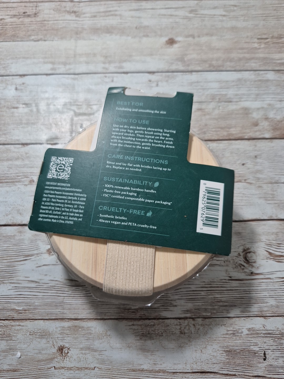 Eco Tools Dry Body Brush Cruelty Free Bristles – Brand New