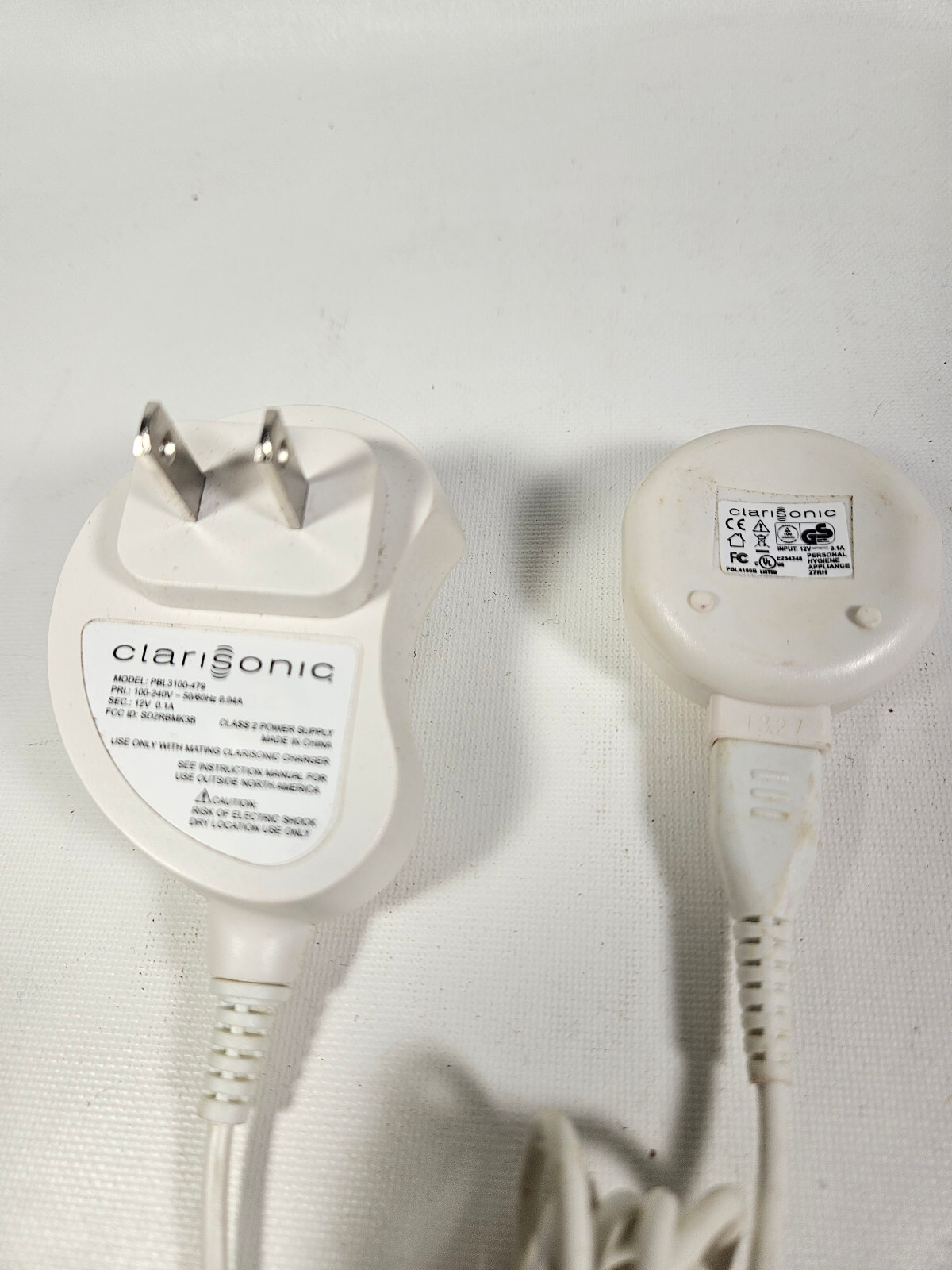 Clarisonic Mia1 & Mia2 Power AC Adapter charger 12V 0.1A PBL3100-479 – PBL4180B