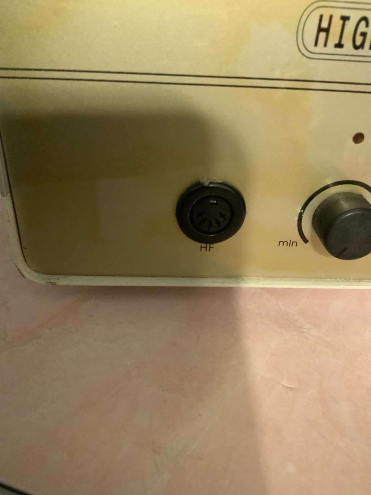 B&S Enterprise T-217 High Frequency Facial Machine Tested Works No Cables
