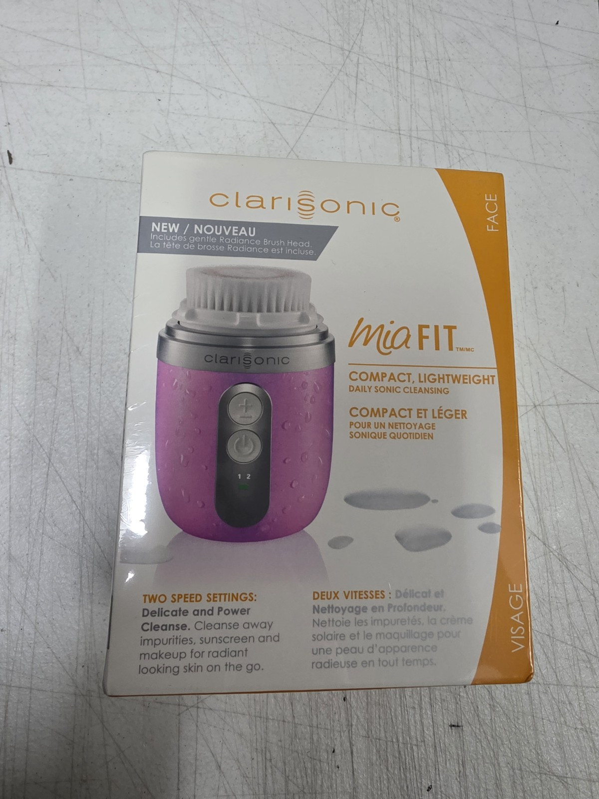 New Clarisonic Mia Fit Skin Cleaning Face Brush – PINK